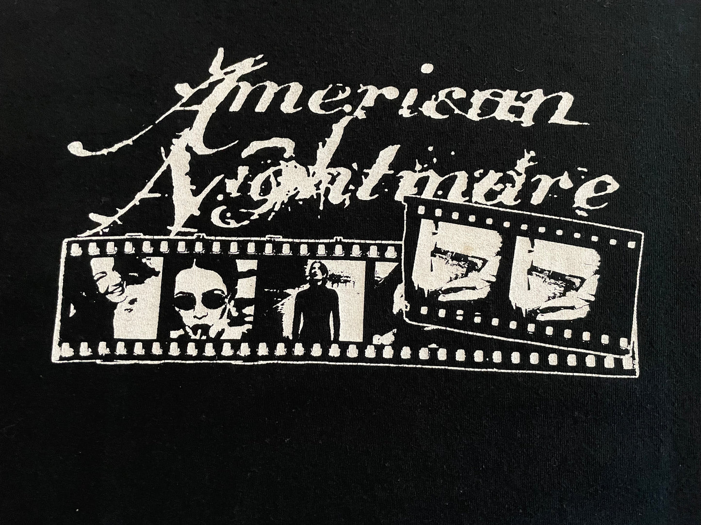 American Nightmare - Filmstrip design - Original 00’s t-shirt