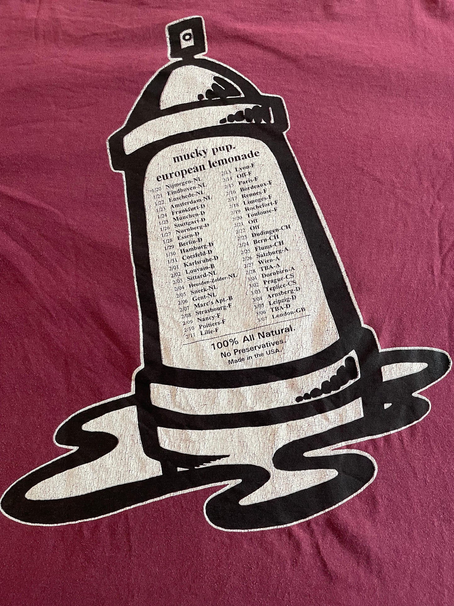 Mucky Pup - European Lemonade - Original Vintage 1993 Tour Longsleeve