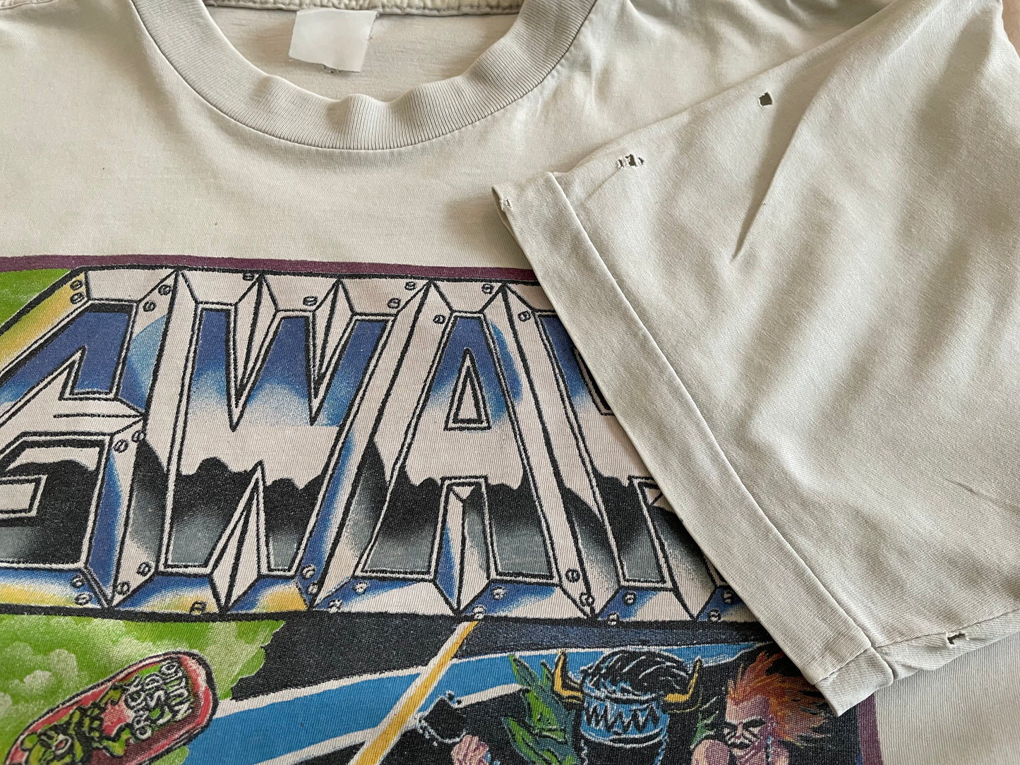 GWAR - When The Shit Hits The Fans - Original Vintage 1994 European Tour t-shirt