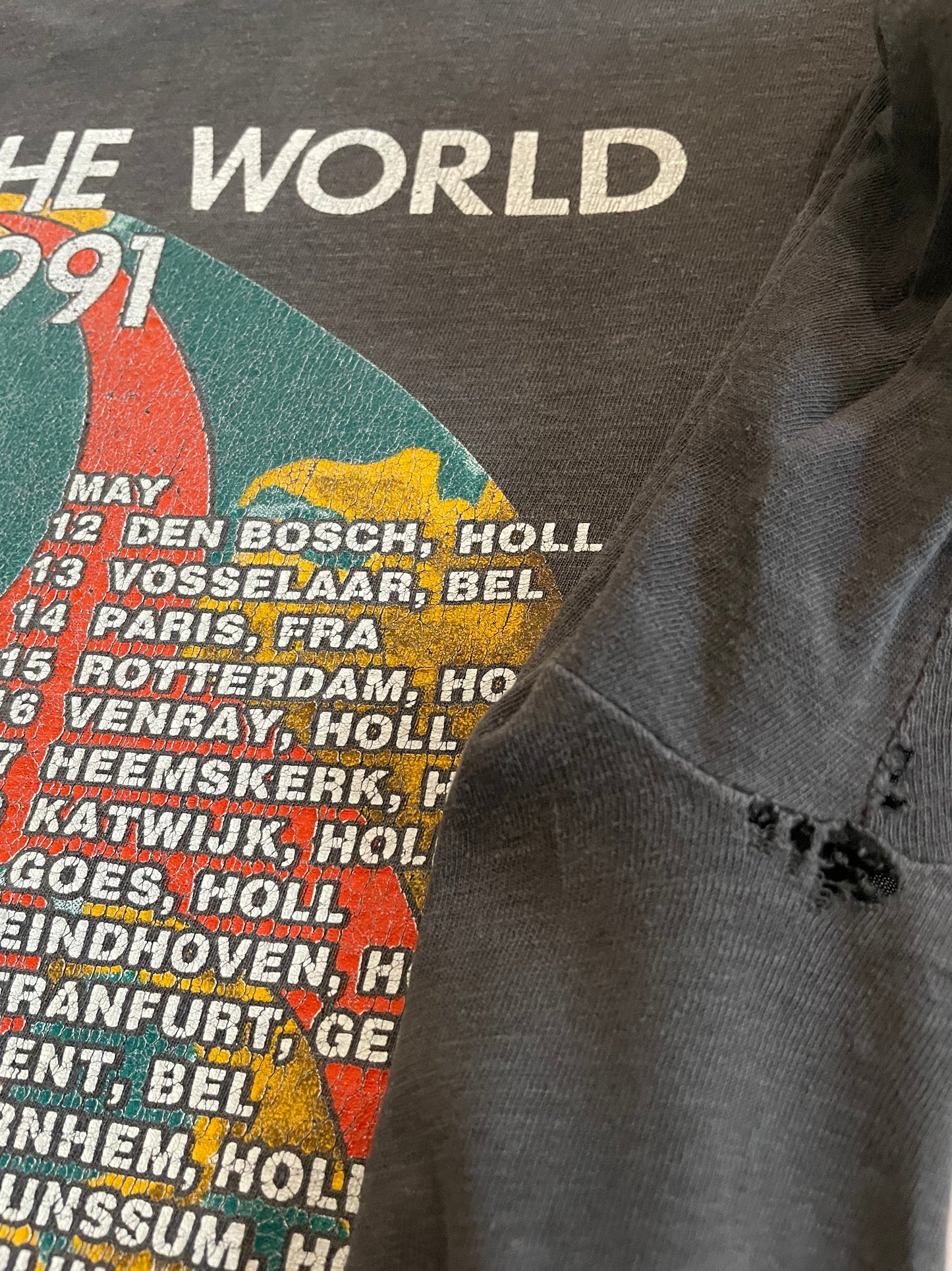 Biohazard - Stopming The World Tour 1991 - Original Vintage 1991 t-shirt