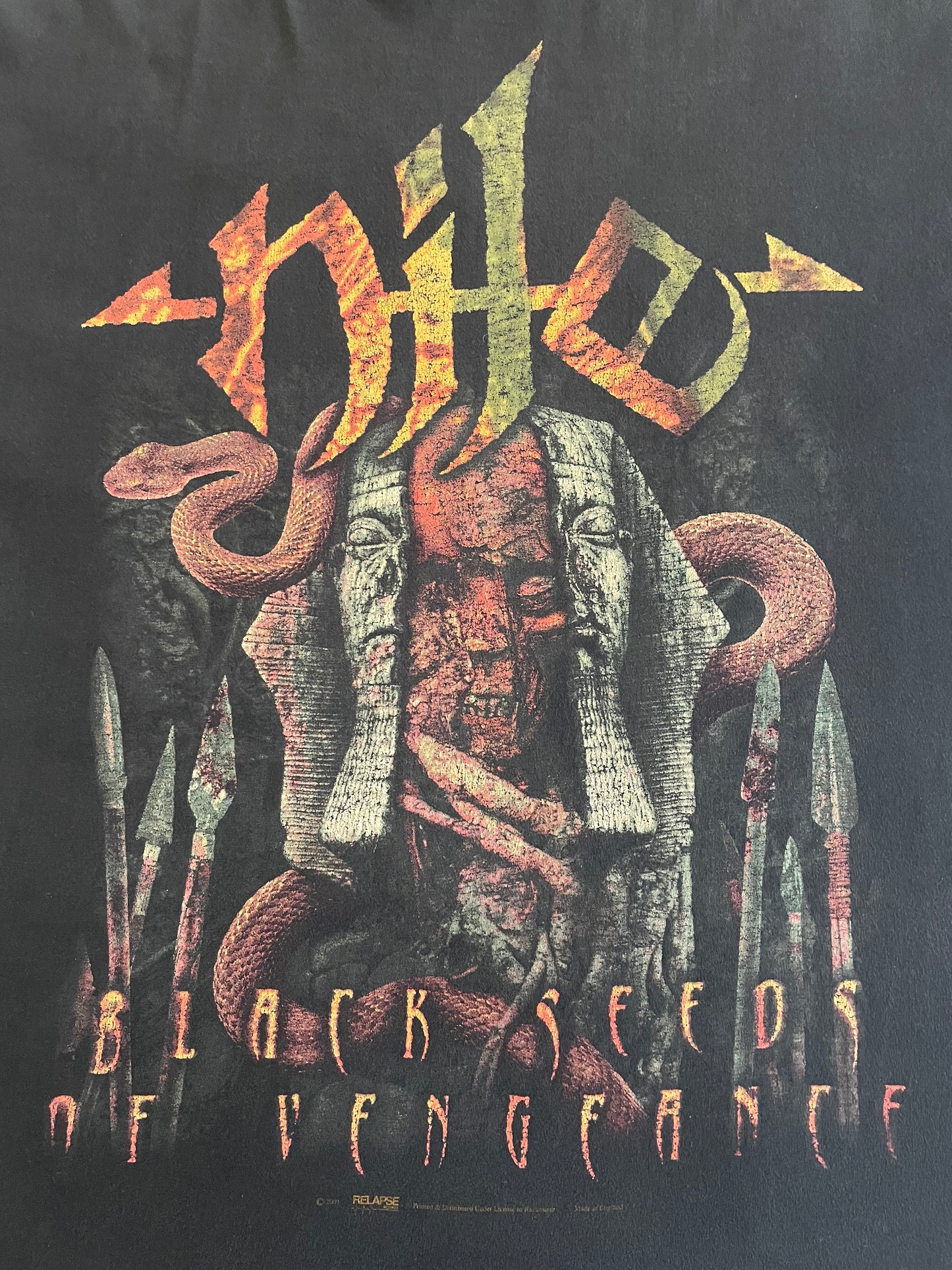 Nile - Black Seeds Of Vengeance - Original Vintage ‘01 t-shirt