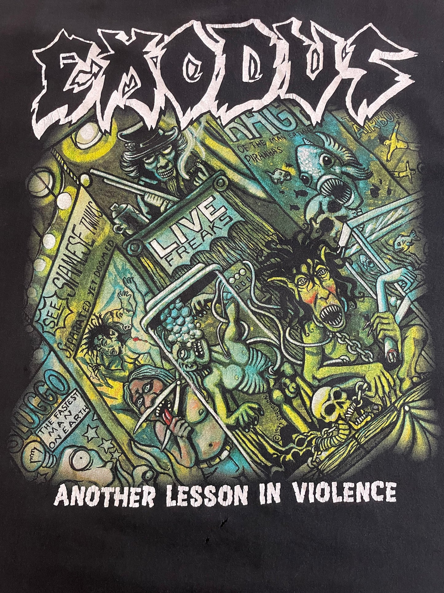 Exodus - Another Lesson In Violence - Live 1997 - Original Vintage t-shirt