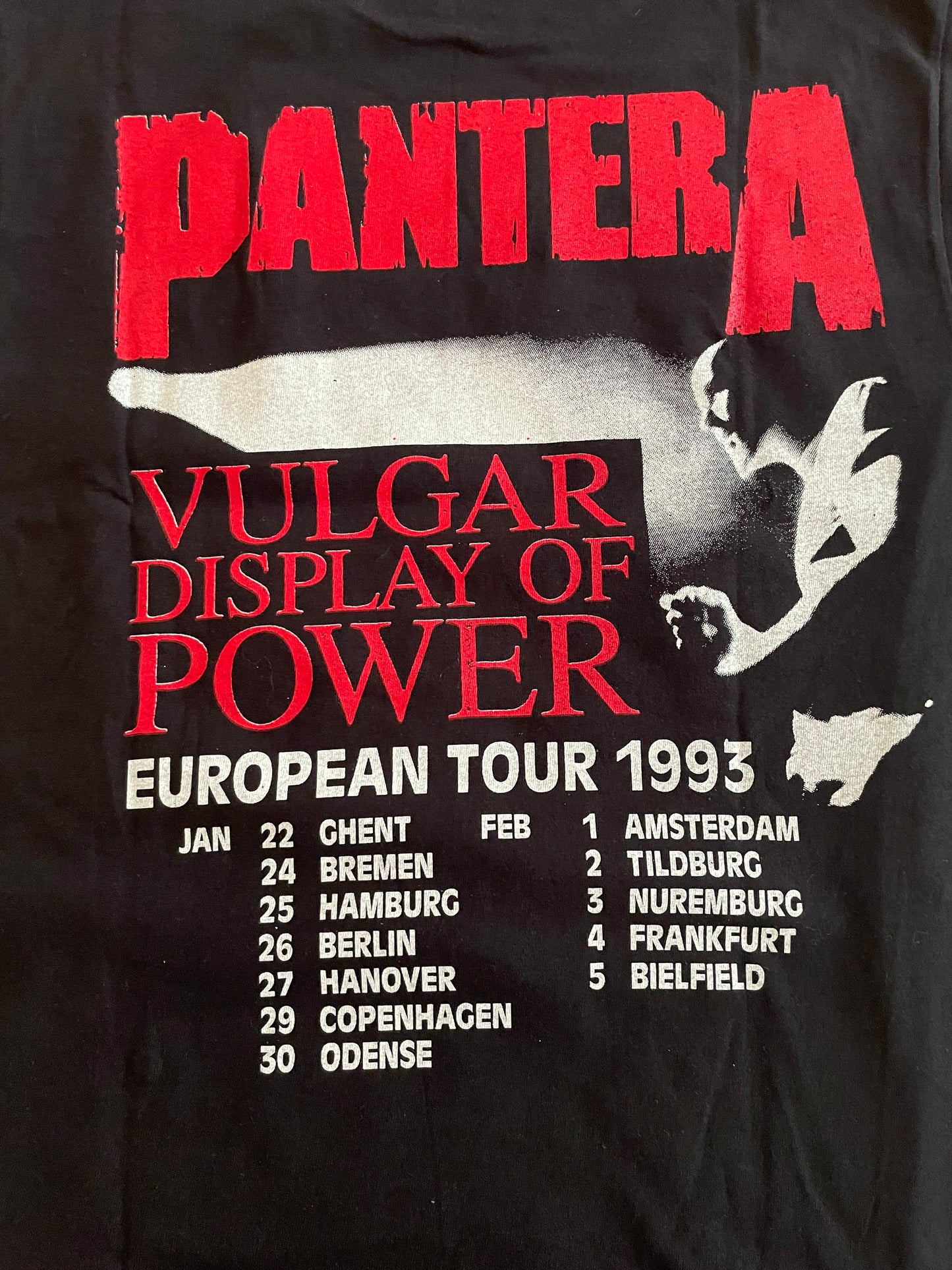 Pantera - Vulgar Display Of Power - European Tour 1993 - Vintage Parking Lot Bootleg