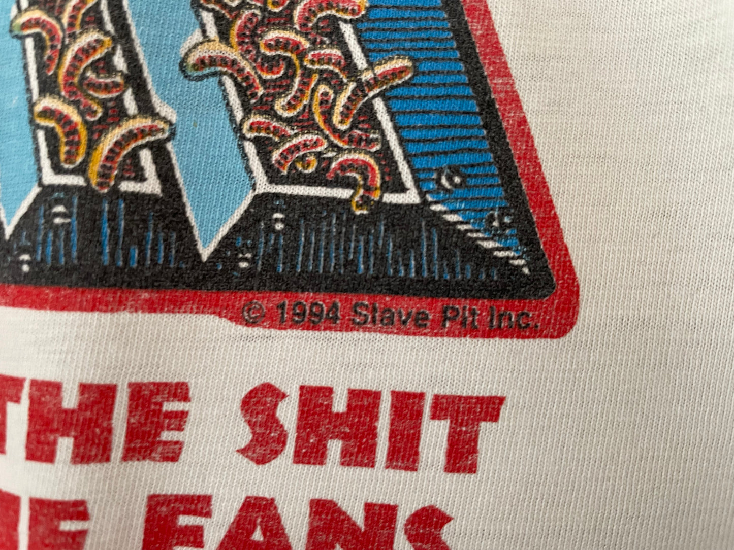 GWAR - When The Shit Hits The Fans - Original Vintage 1994 European Tour t-shirt