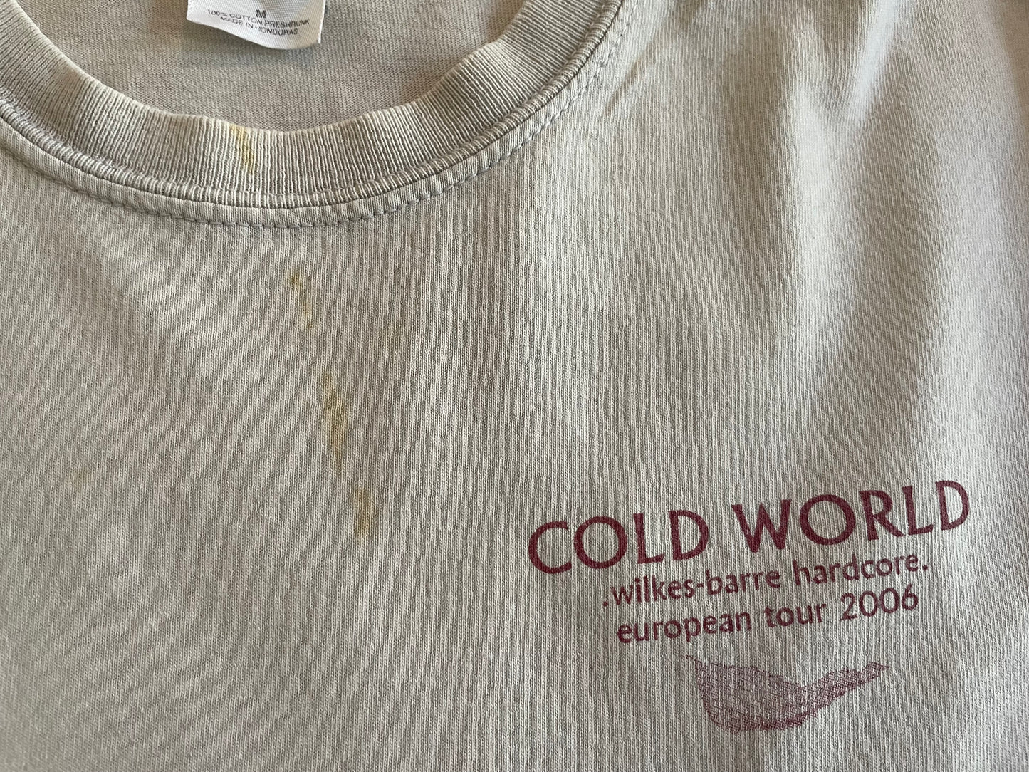 Cold World / Justice - International Playboys European Tour 2006 t-shirt