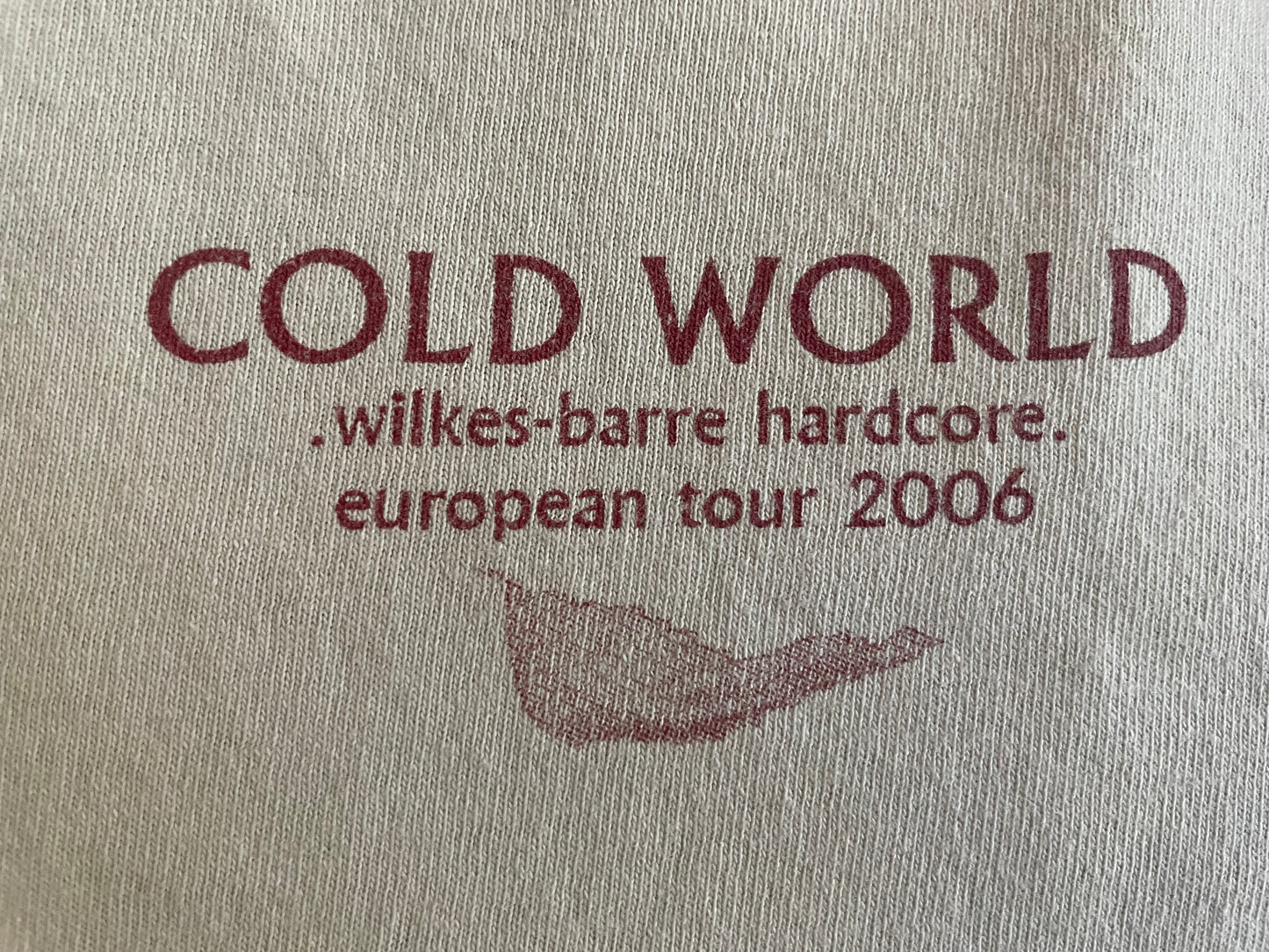 Cold World / Justice - International Playboys European Tour 2006 t-shirt