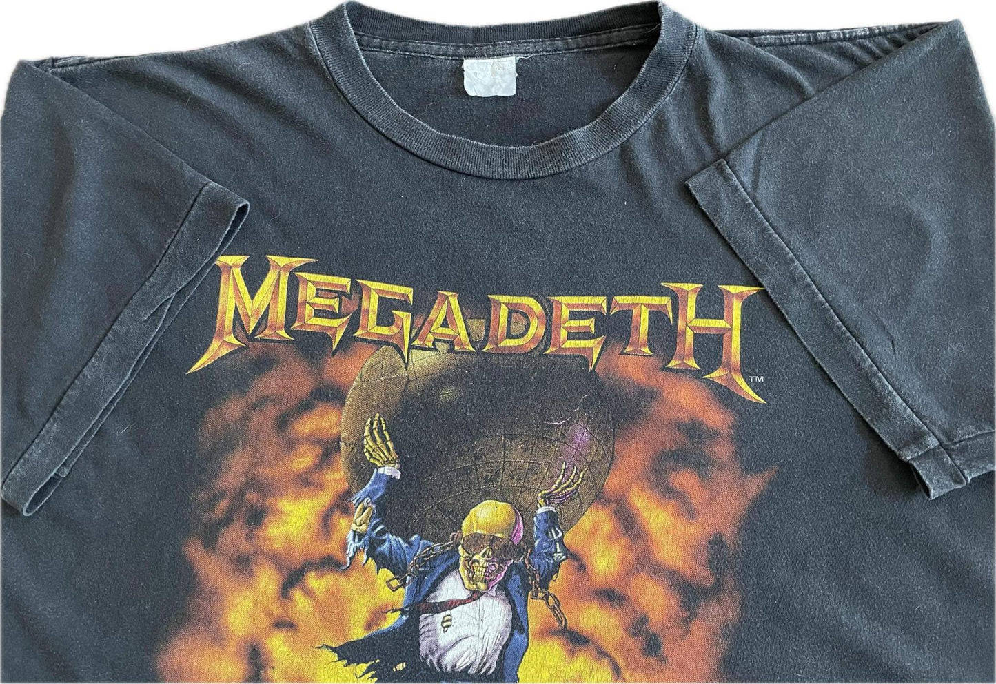 Megadeth - Rust In Peace - European Tour 1991 - Original Vintage t-shirt