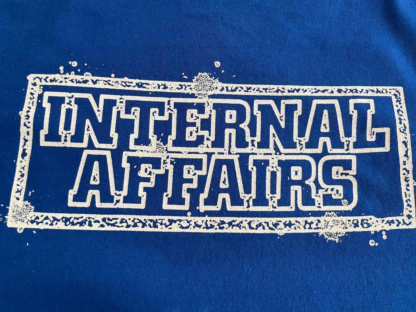 Internal Affairs - You’ll Never Fucking Last - Original Vintage 00’s t-shirt