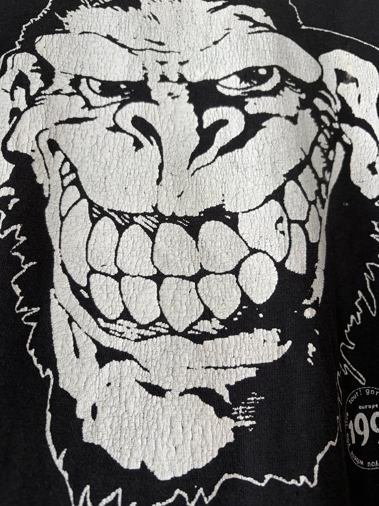 Gorilla Biscuits - Kick You Where You Live Tour - European Tour 1991 - Original Vintage t-shirt