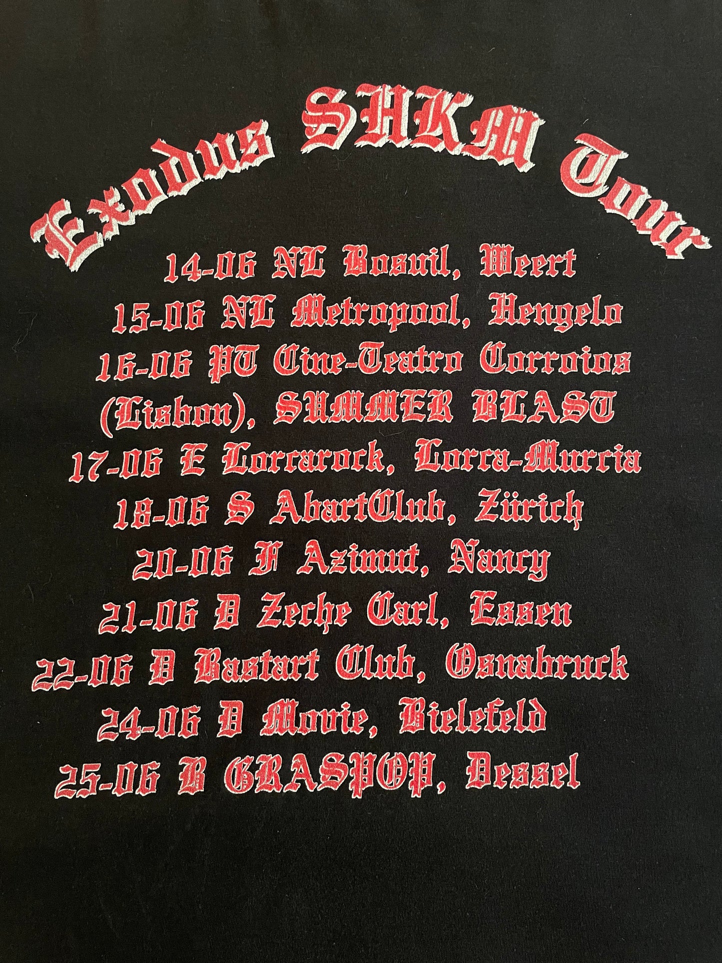 Exodus - Shovel Headed Kill Machine - Original 2006 Tour Shirt