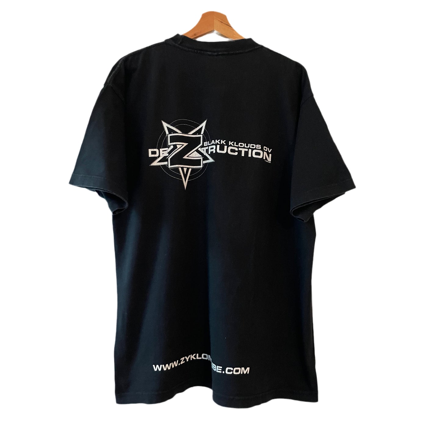 Zyklon - Blakk Klouds Ov Deztruction- Original Vintage 2001 t-shirt
