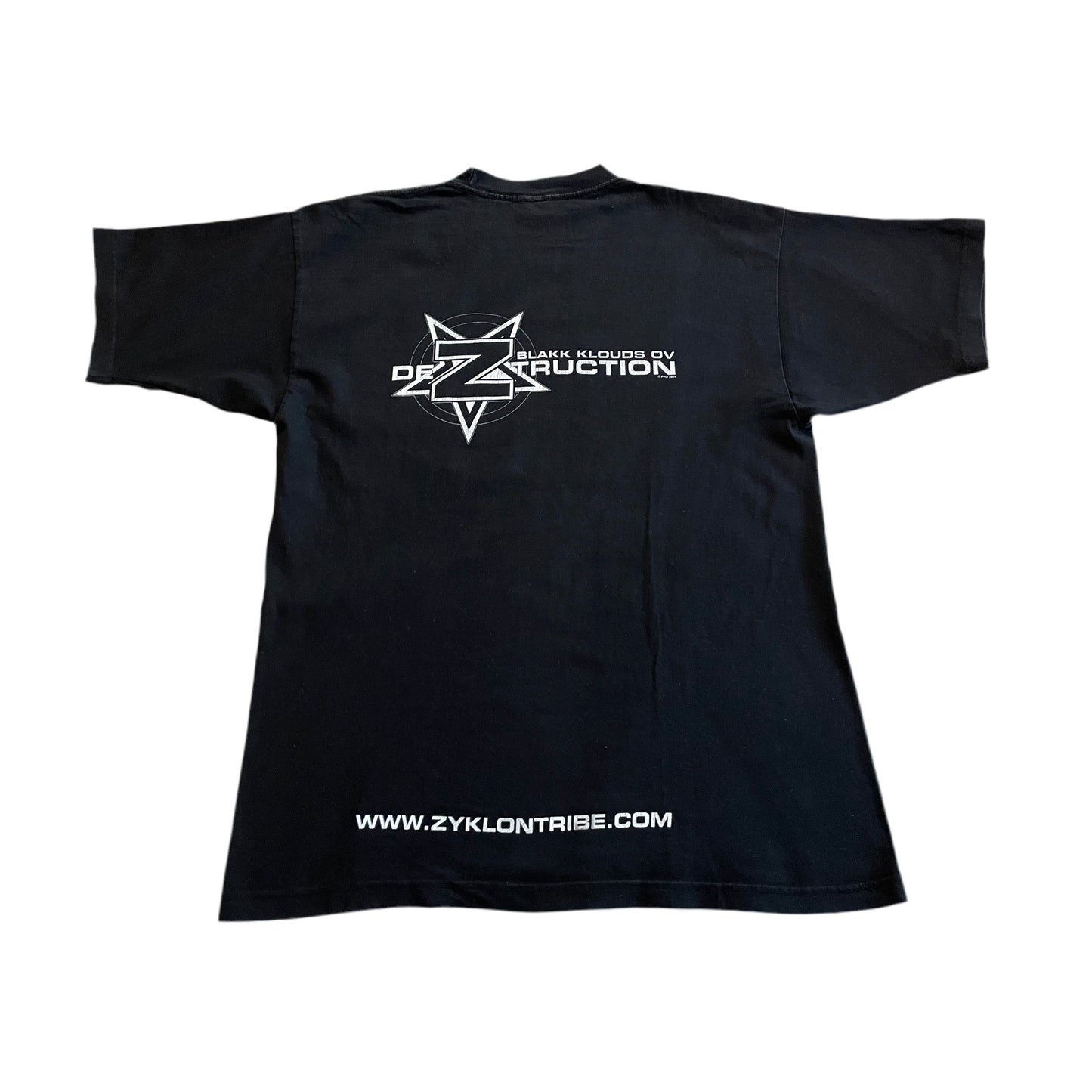 Zyklon - Blakk Klouds Ov Deztruction- Original Vintage 2001 t-shirt