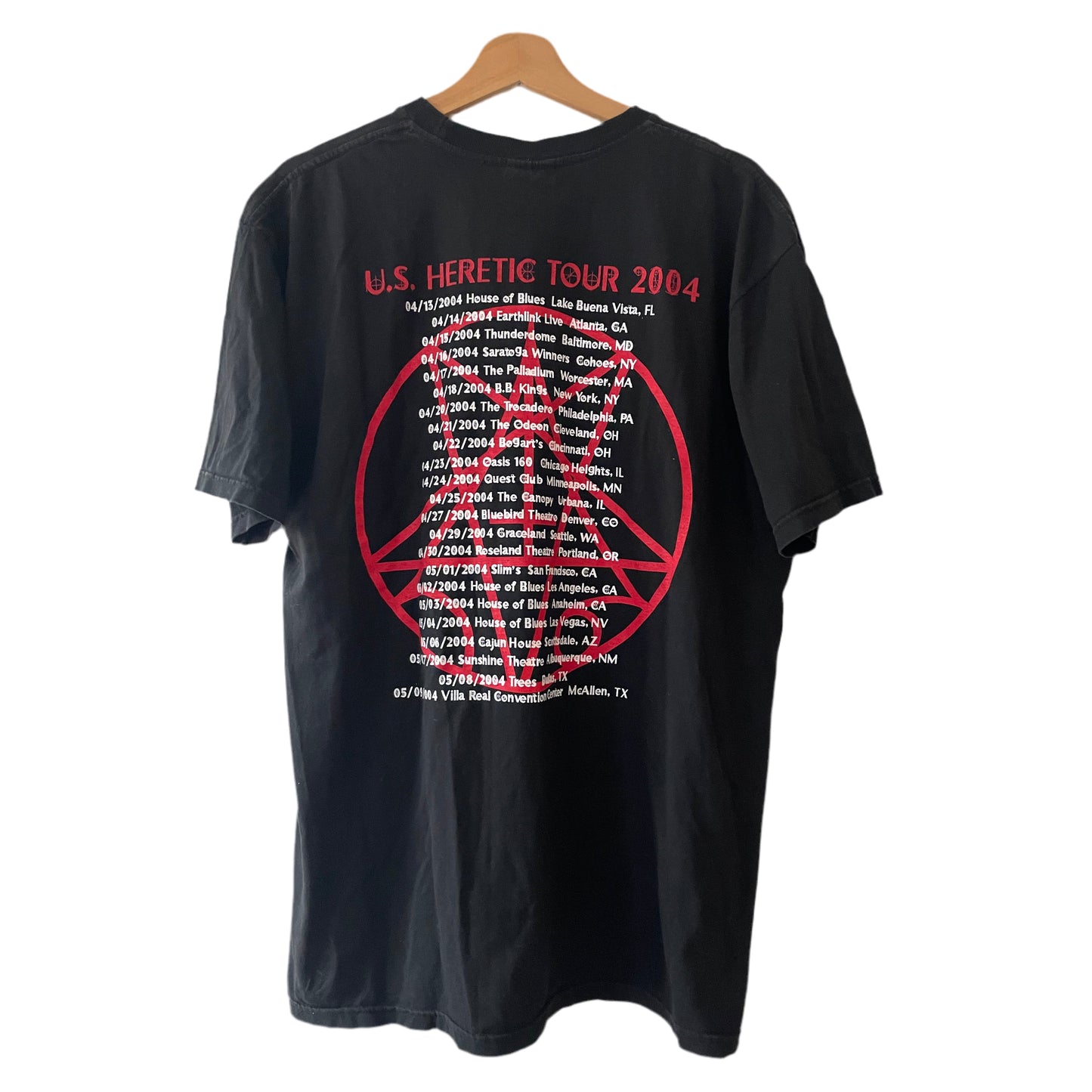 Morbid Angel - US Heretic Tour 2004 - Original Vintage t-shirt