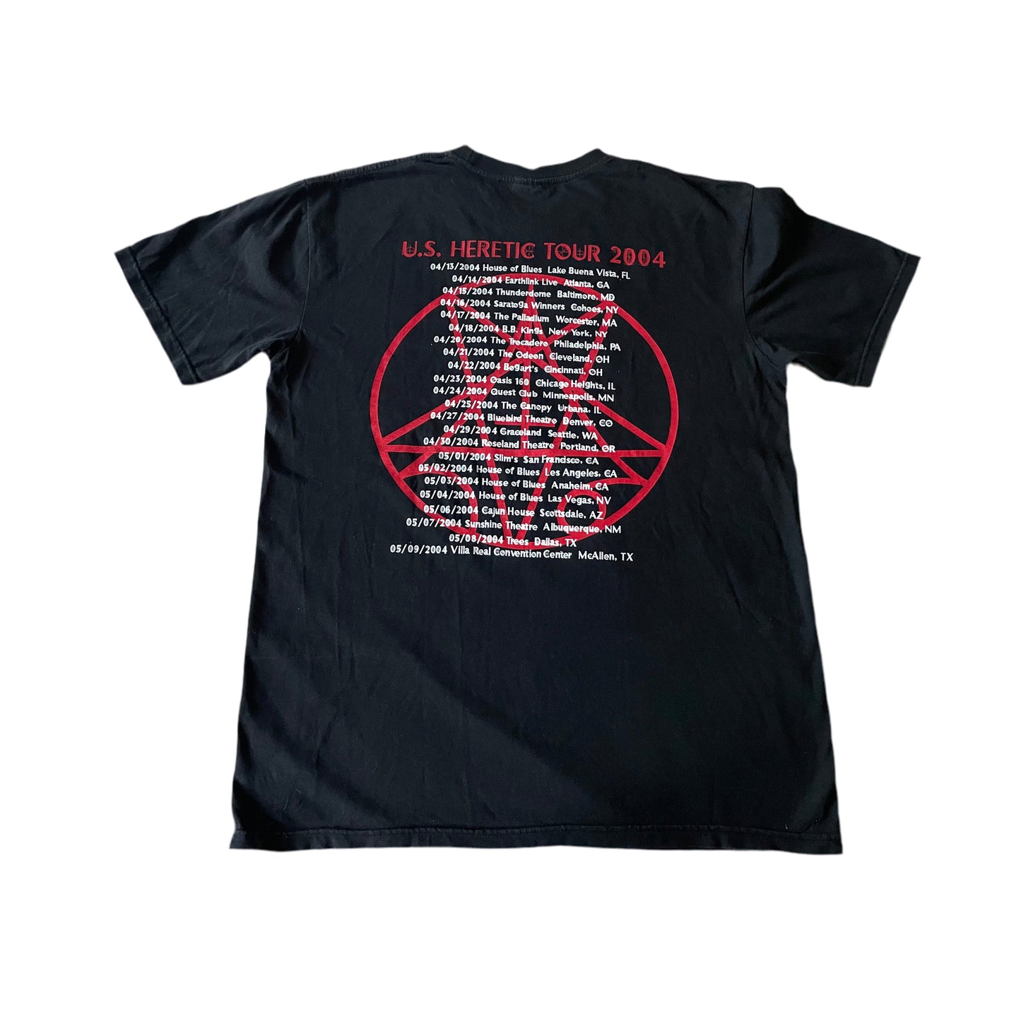 Morbid Angel - US Heretic Tour 2004 - Original Vintage t-shirt