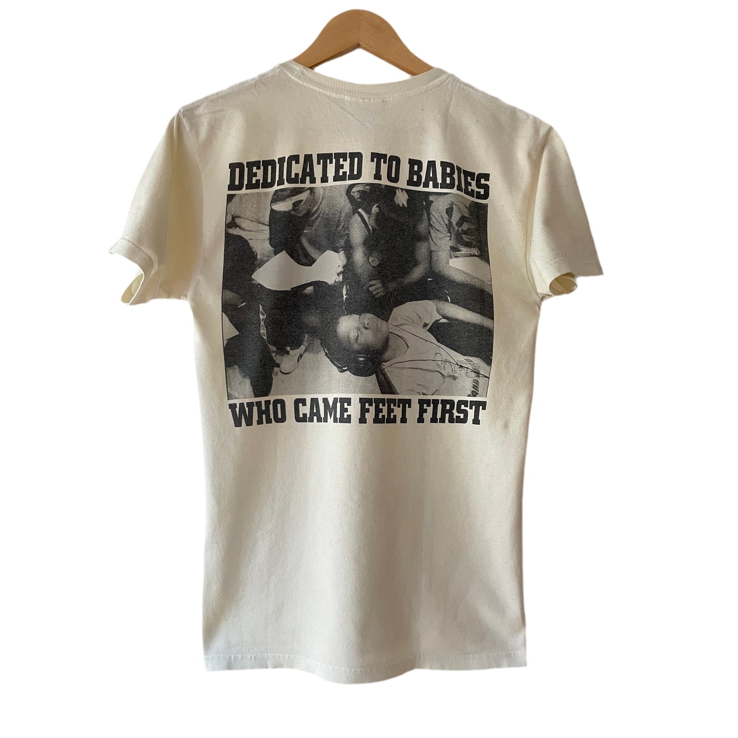 Cold World - Dedicated To Babies Who Came Feet First - Original ‘08 t-shirt