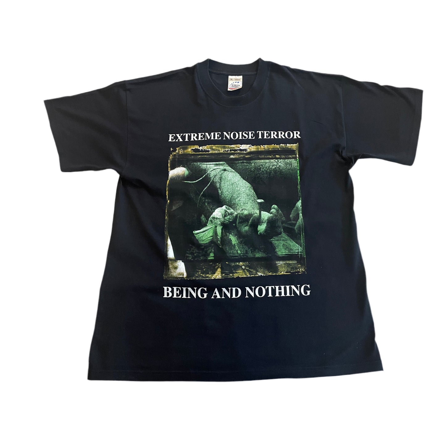 Extreme Noise Terror - Being And Nothing - Original Vintage 2001 t-shirt