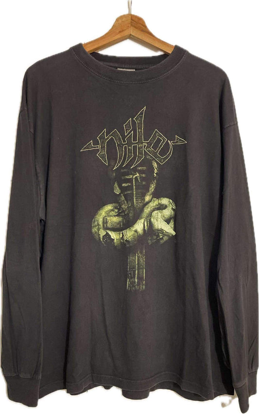 Nile - In Their Darkened Shrines / European Tour ‘02 - Original Vintage Longsleeve