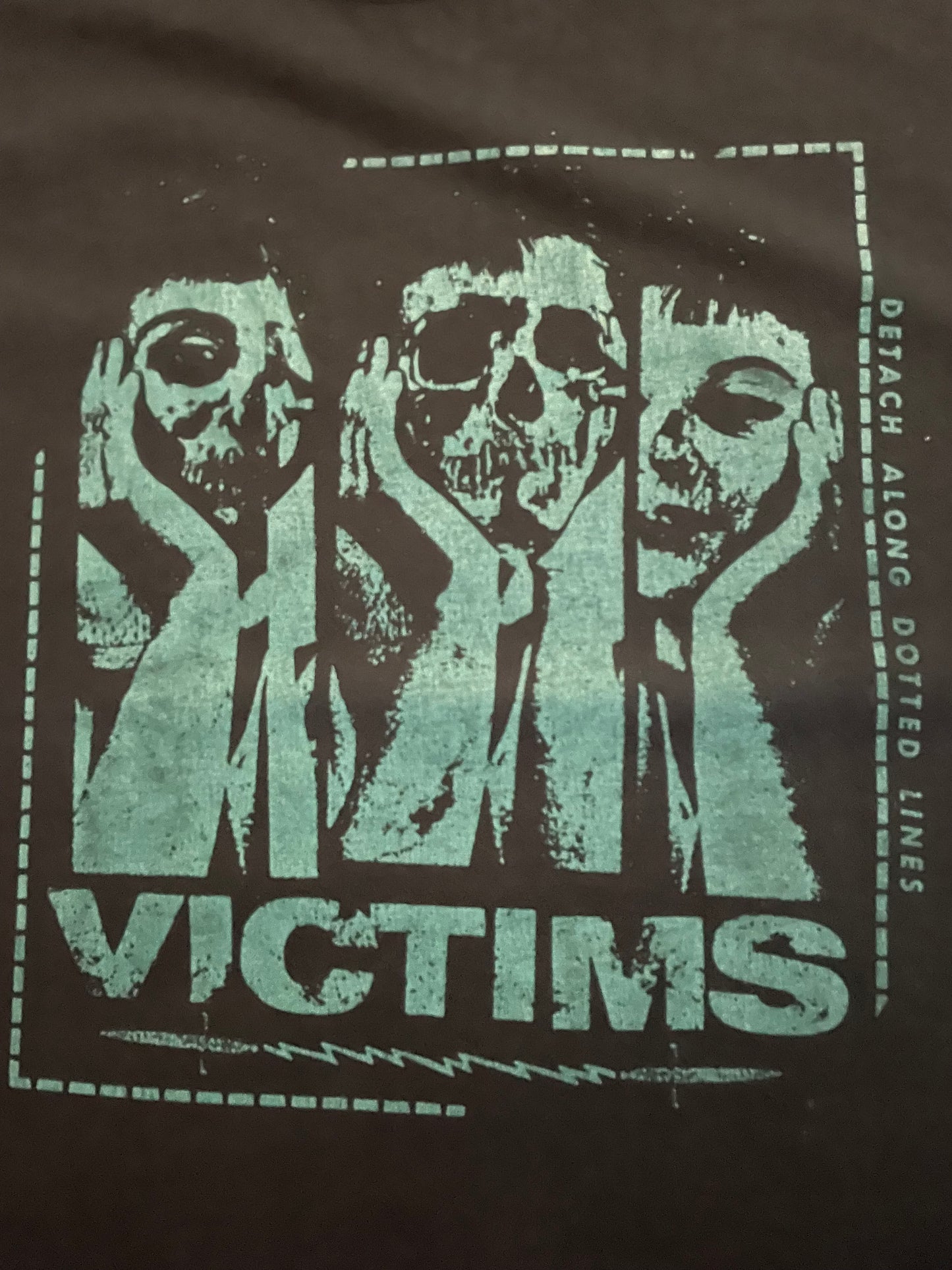 Victims - Detach Along Dotted Lines - Original ‘00’s t-shirt