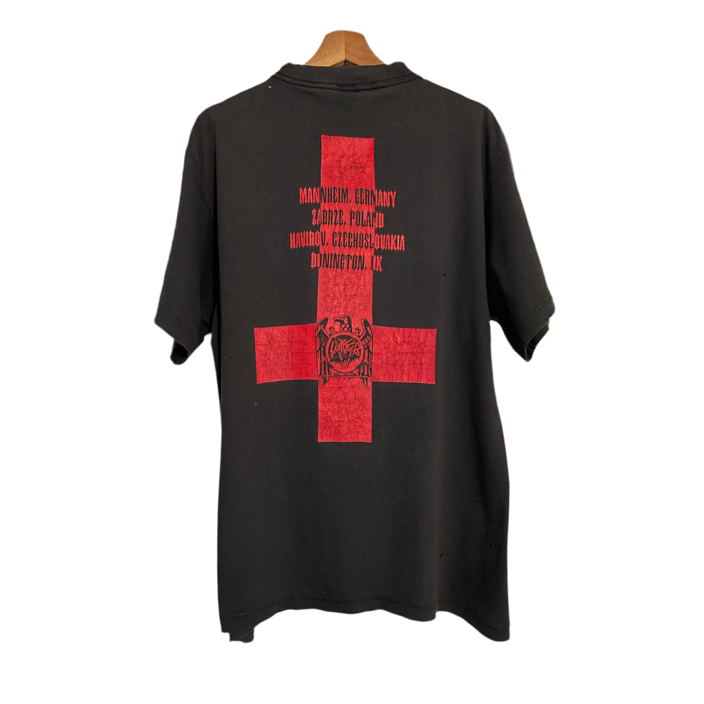 Slayer - Original Vintage 1994 European Tour Shirt