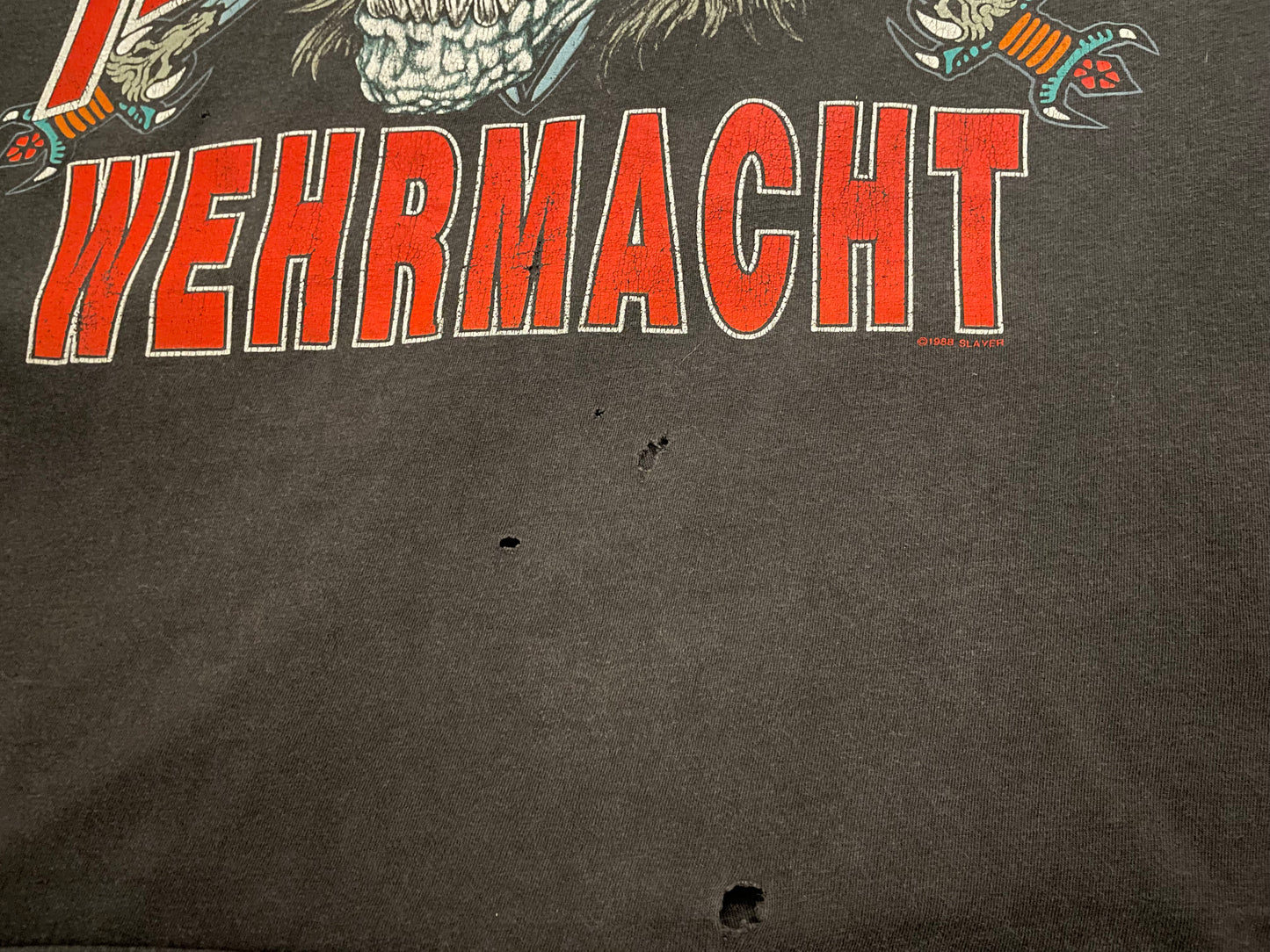 Slayer - Slaytanic Wehrmacht / World Sacrifice Tour 1989 - Original Vintage t-shirt