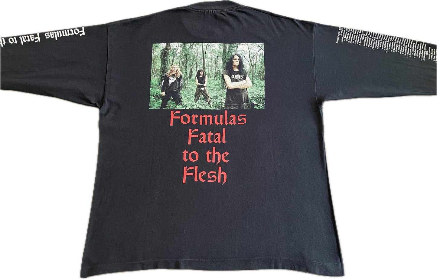 Morbid Angel - Formulas Fatal To The Flesh - European Tour 1998 - Original Vintage Longsleeve