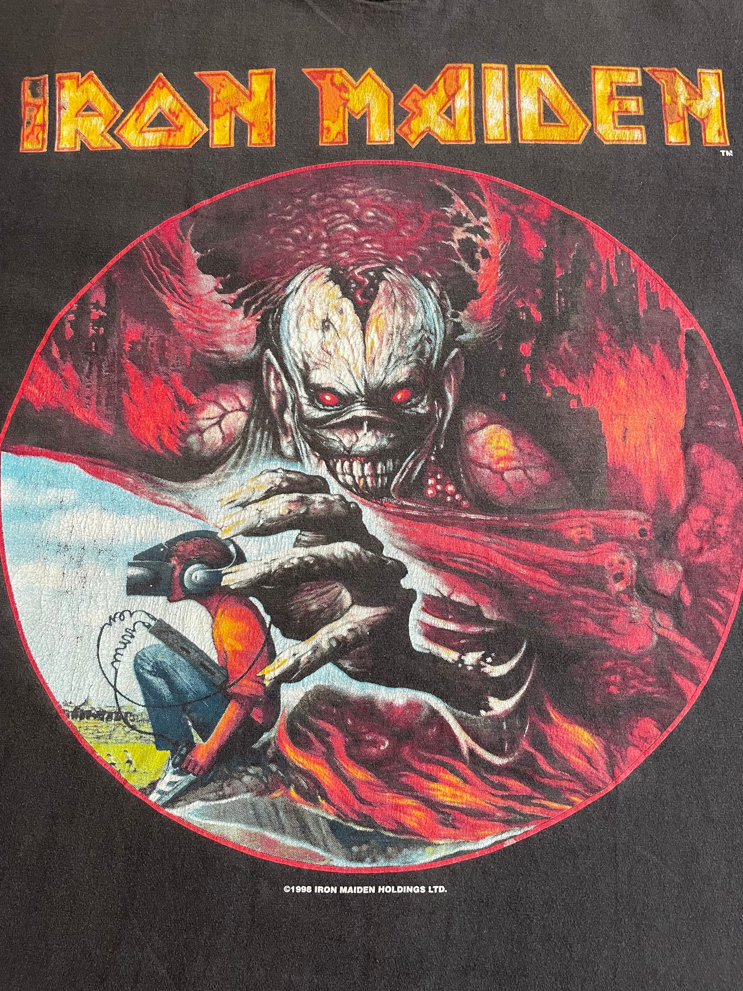 Iron Maiden - Virtual World Tour 1998 - Original Vintage t-shirt
