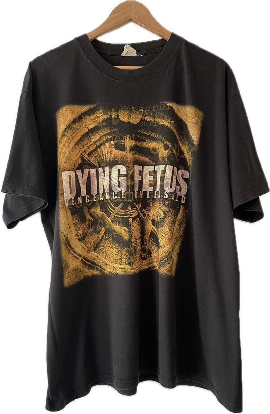 Dying Fetus - Vengeance Unleashed / European Tour 2002 - Original Vintage t-shirt