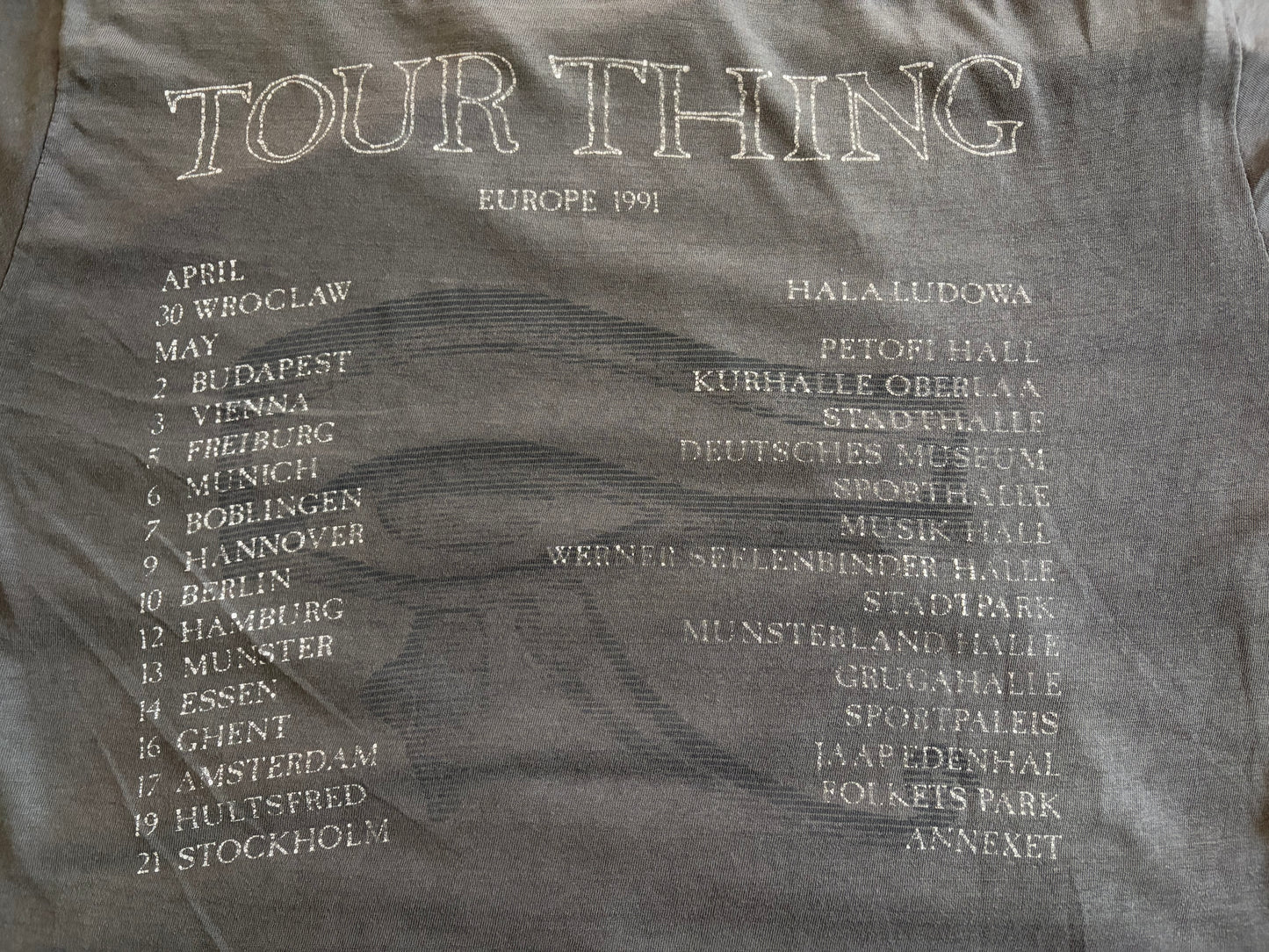 Sisters Of Mercy - Tour Thing - Original Vintage 1991 t-shirt