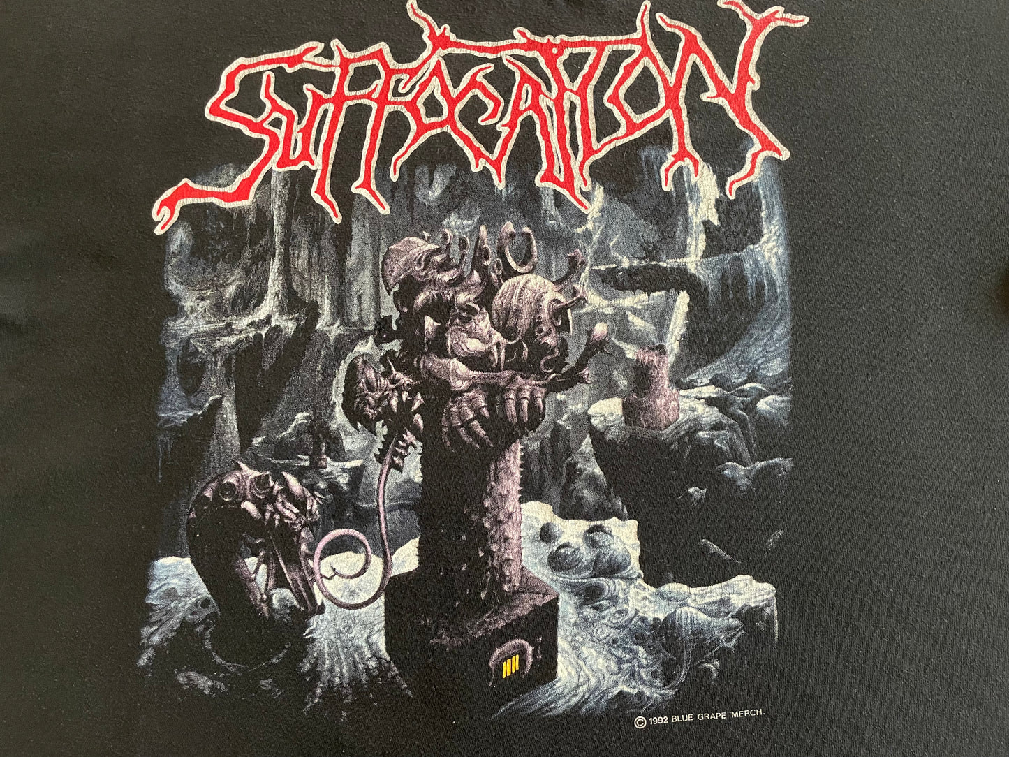 Suffocation - Breeding The Spawn - Original Vintage 1992 t-shirt