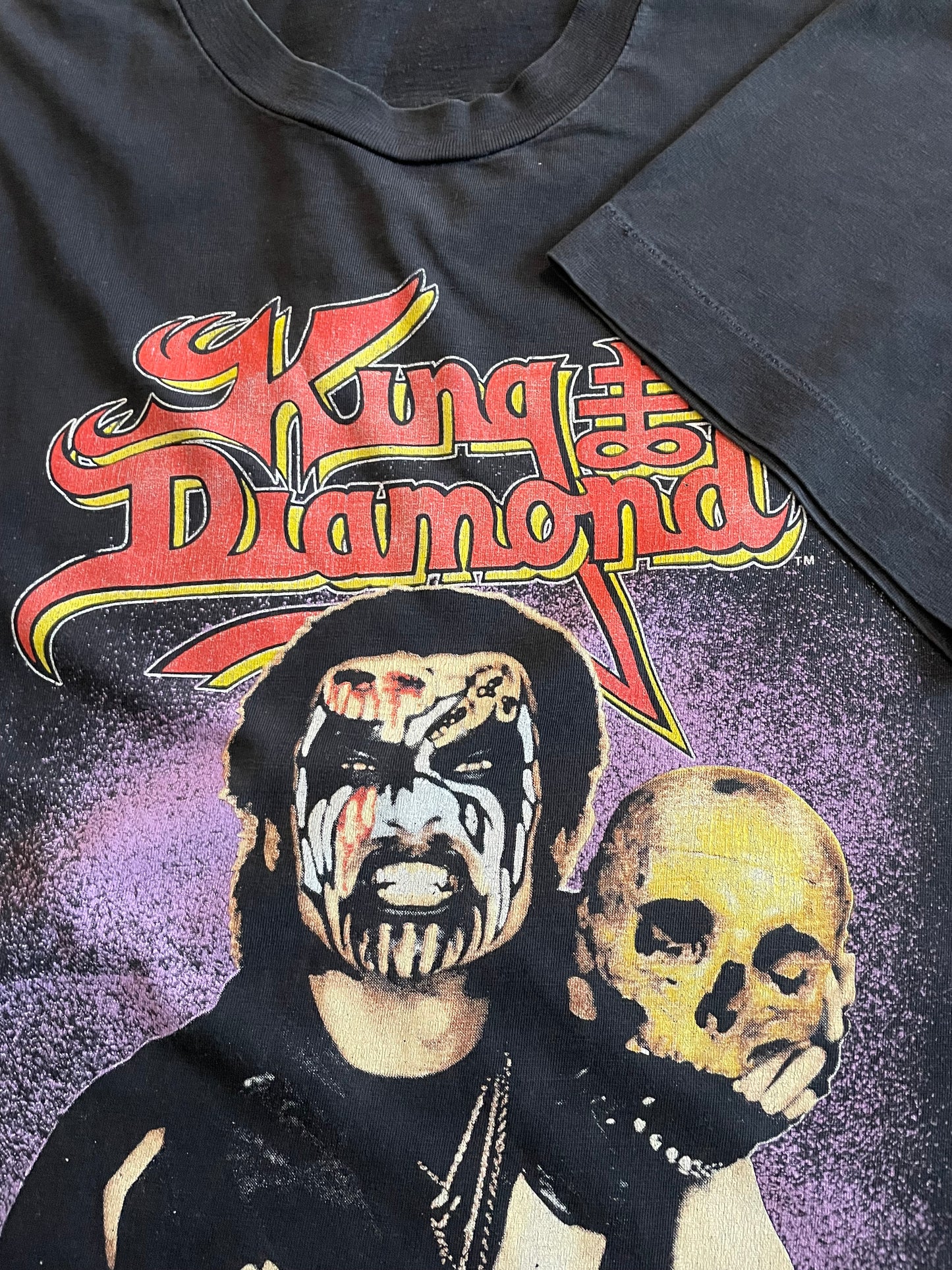 King Diamond - Conspiracy Tour 89-90 - Original Vintage 1989 t-shirt