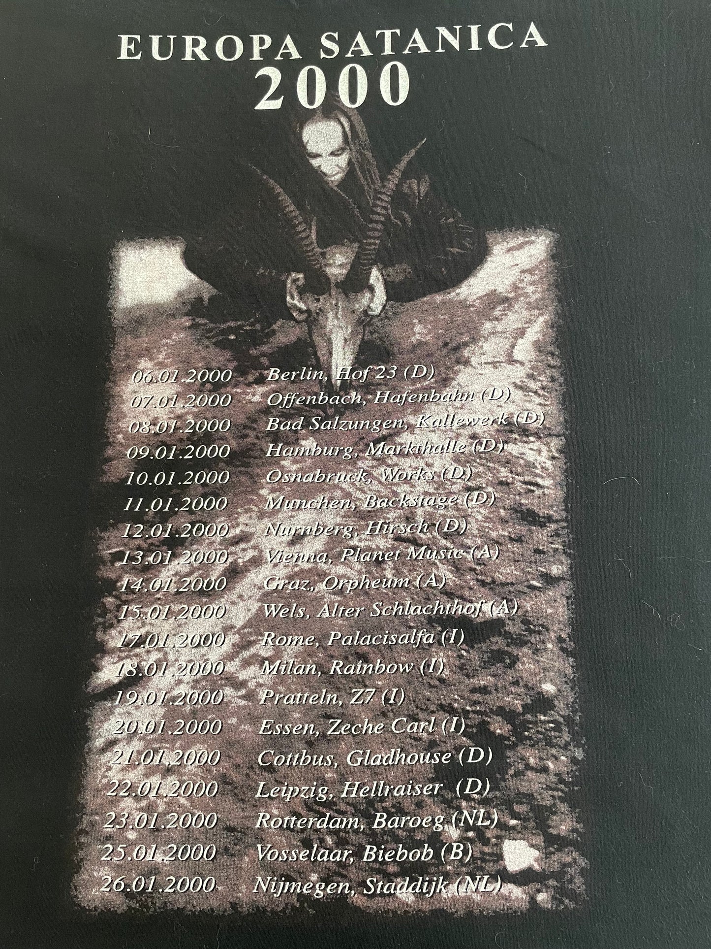 Behemoth - Europa Satanica 2000 - Original Vintage 1999 Longsleeve