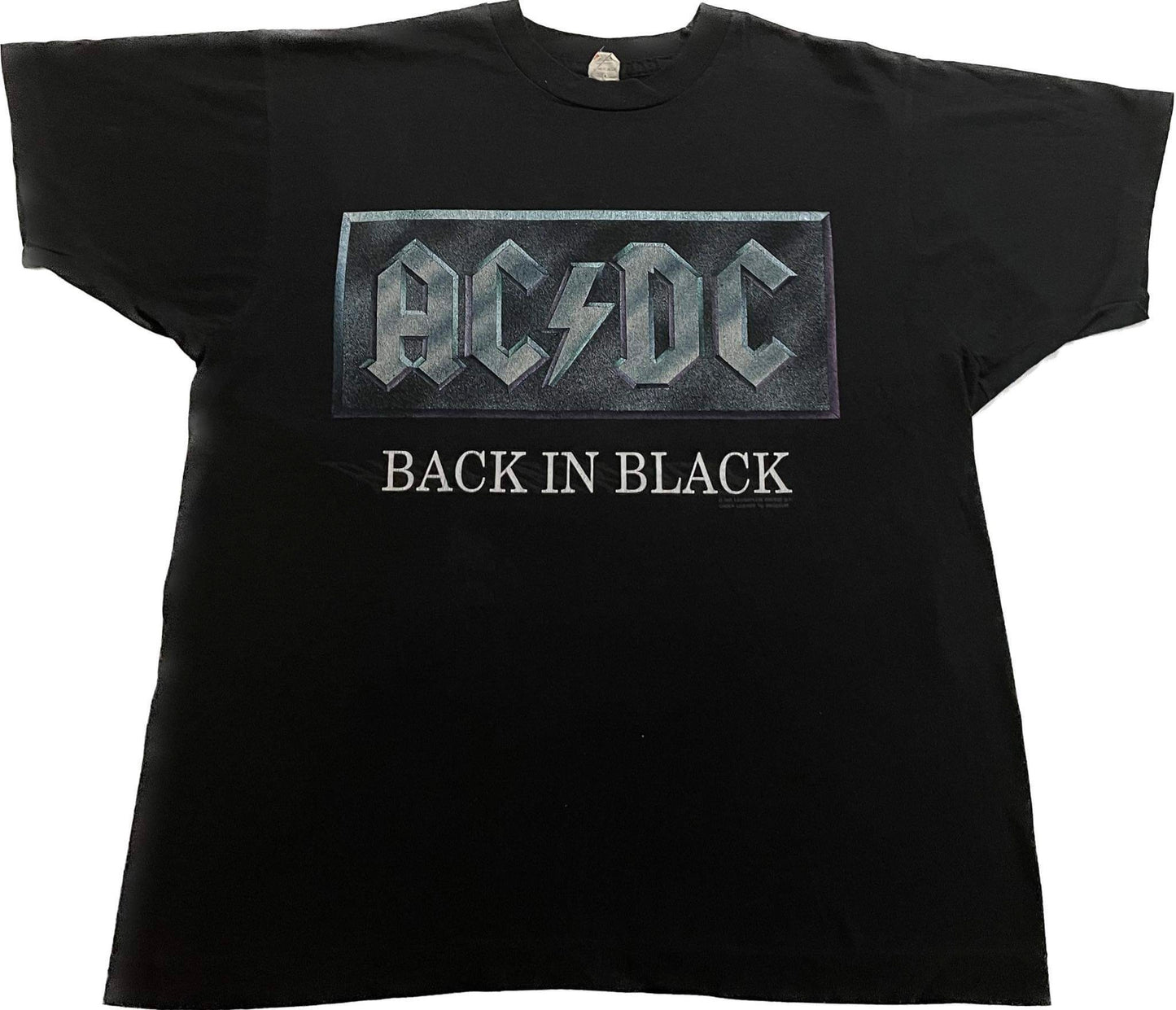 AC/DC - Back In Black / World Tour 1990/1991 - Original Vintage t-shirt