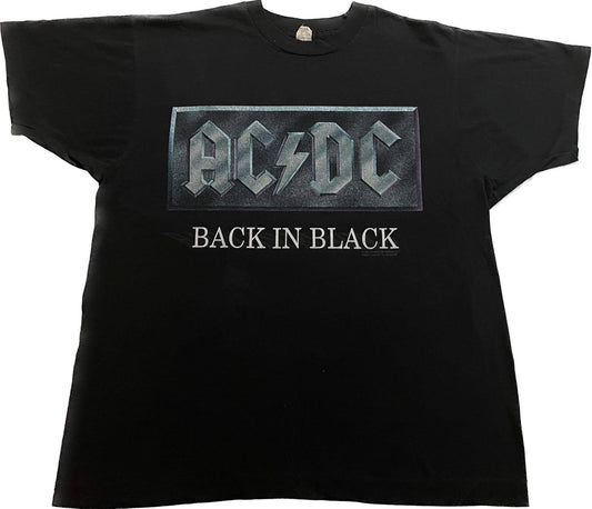 AC/DC - Back In Black / World Tour 1990/1991 - Original Vintage t-shirt
