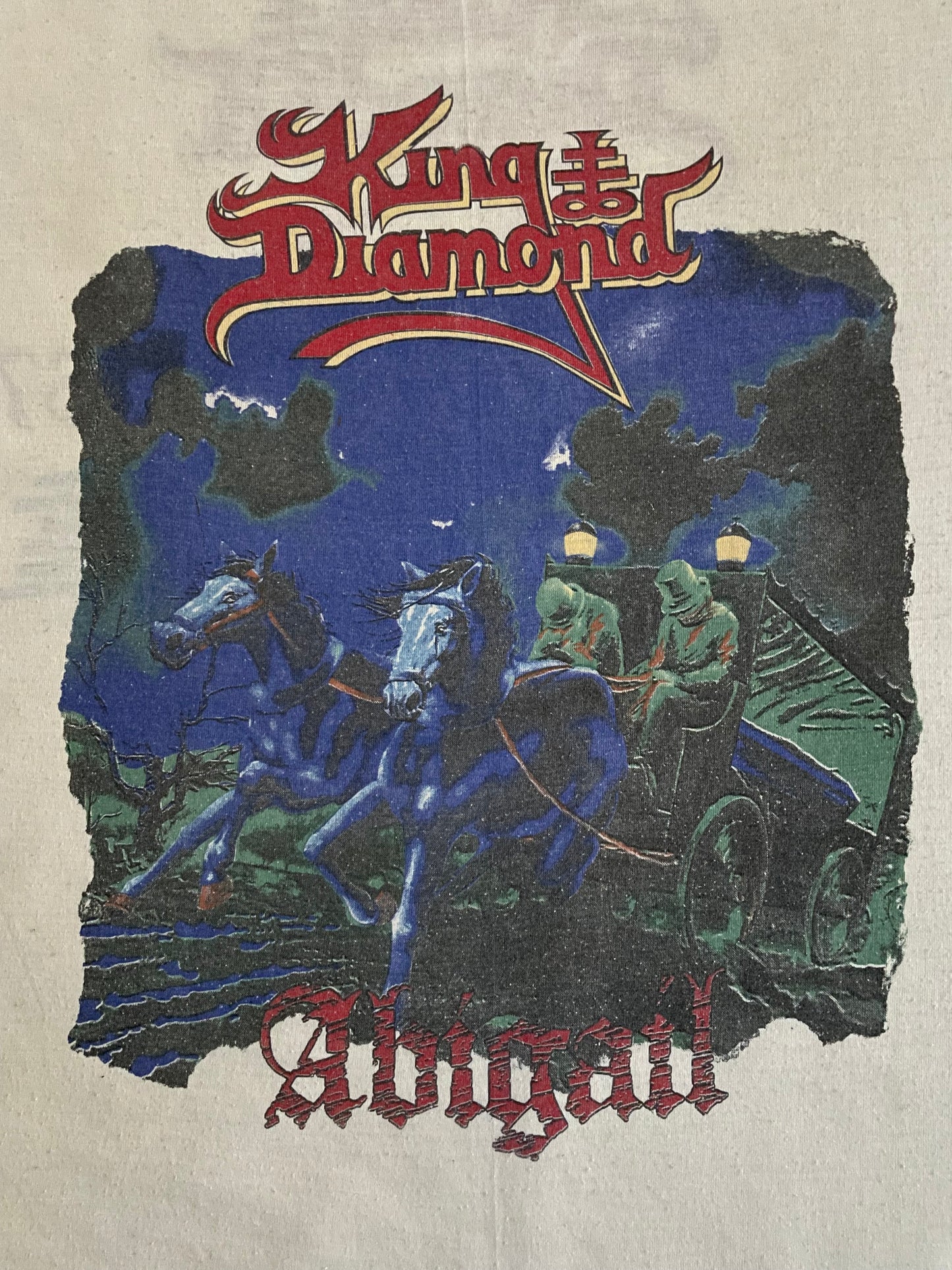 King Diamond - Abigail / European Tour 1987 - Original Vintage t-shirt