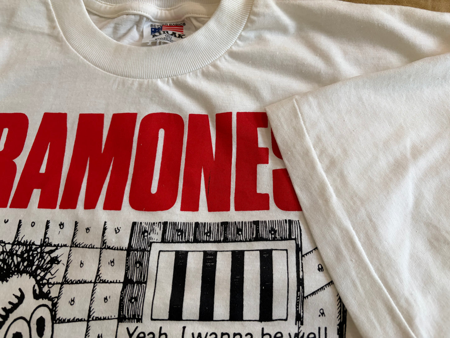 Ramones - I Wanna Be Well - Original Vintage 90’s t-shirt