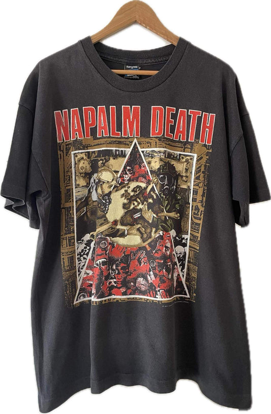 Napalm Death - Campaign For Musical Destruction Europe 1992 - Original Vintage t-shirt