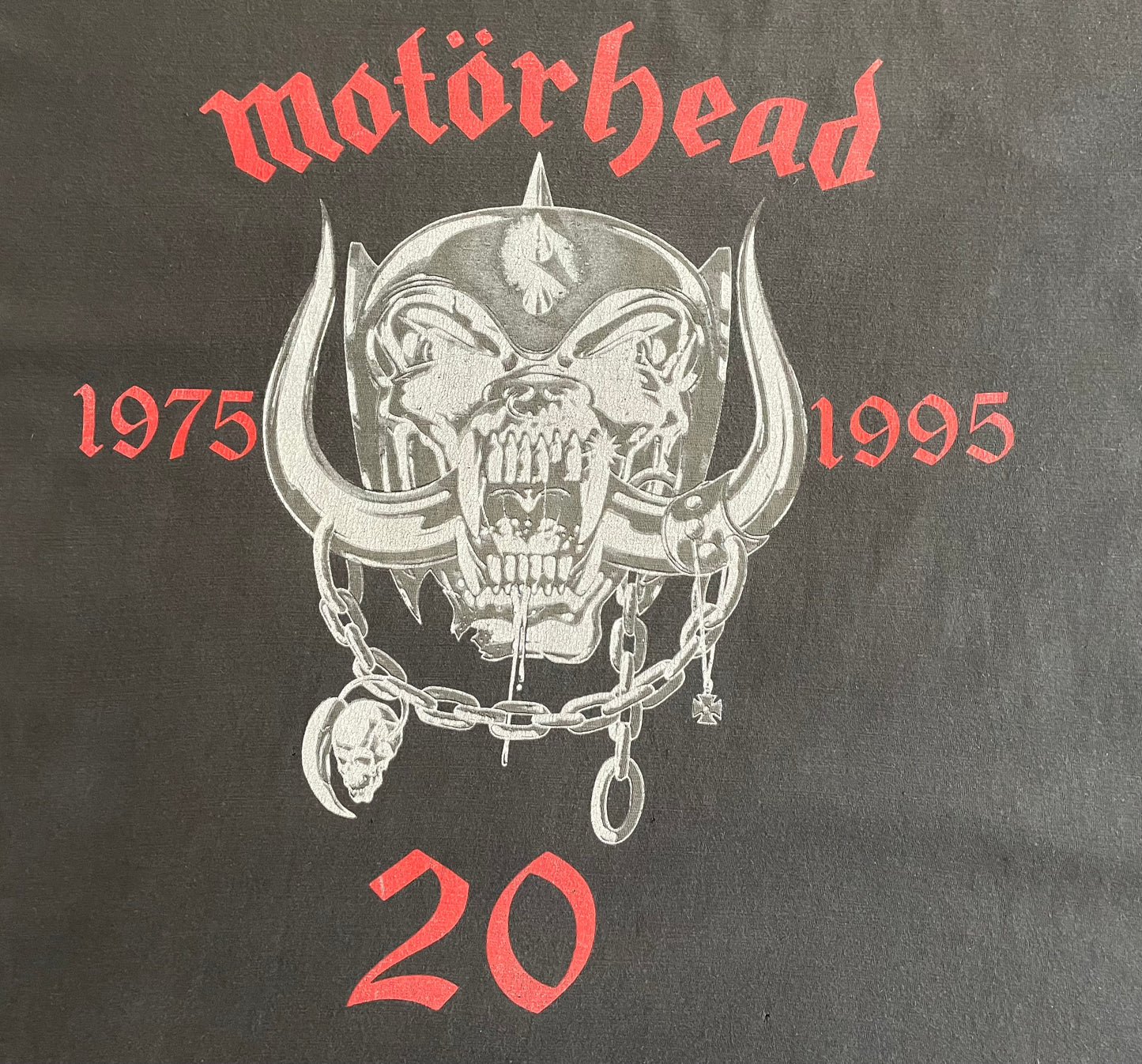 Motörhead - 20 years shirt 1975/1995 - Original Vintage 1995 t-shirt