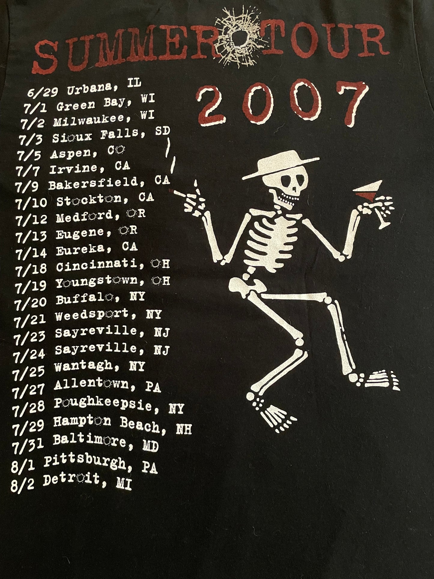 Social Distortion - Summer Tour 2007 - Original T-shirt