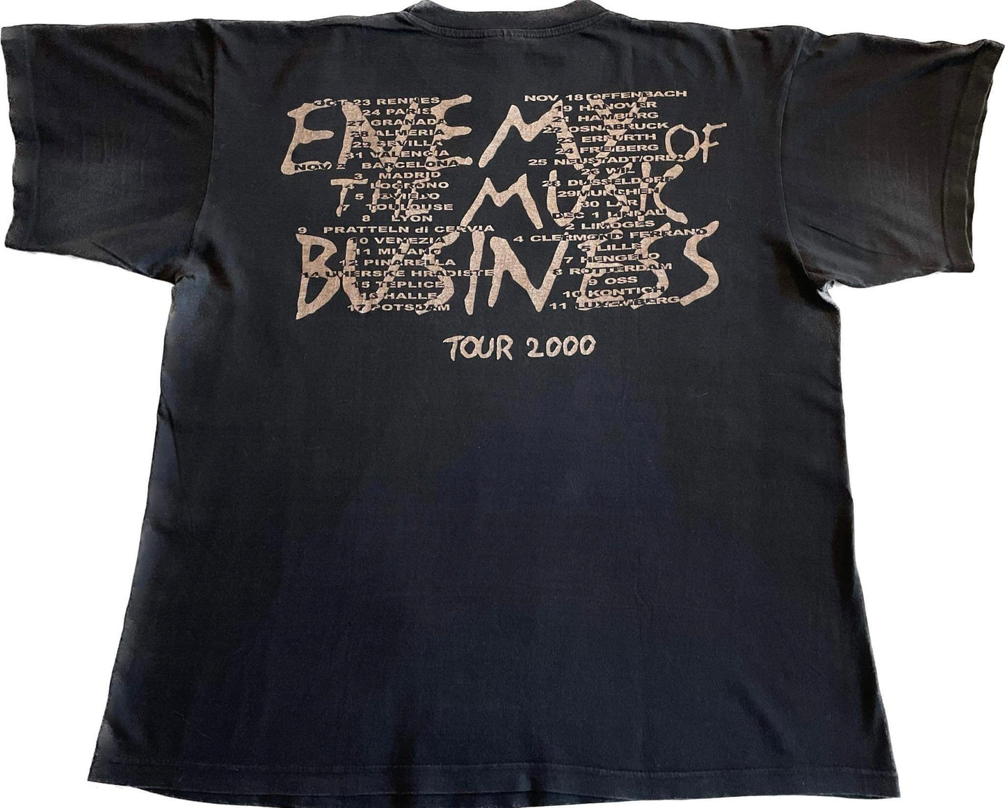 Napalm Death - Enemy Of The Music Business / Tour ‘00 - Original Vintage t-shirt