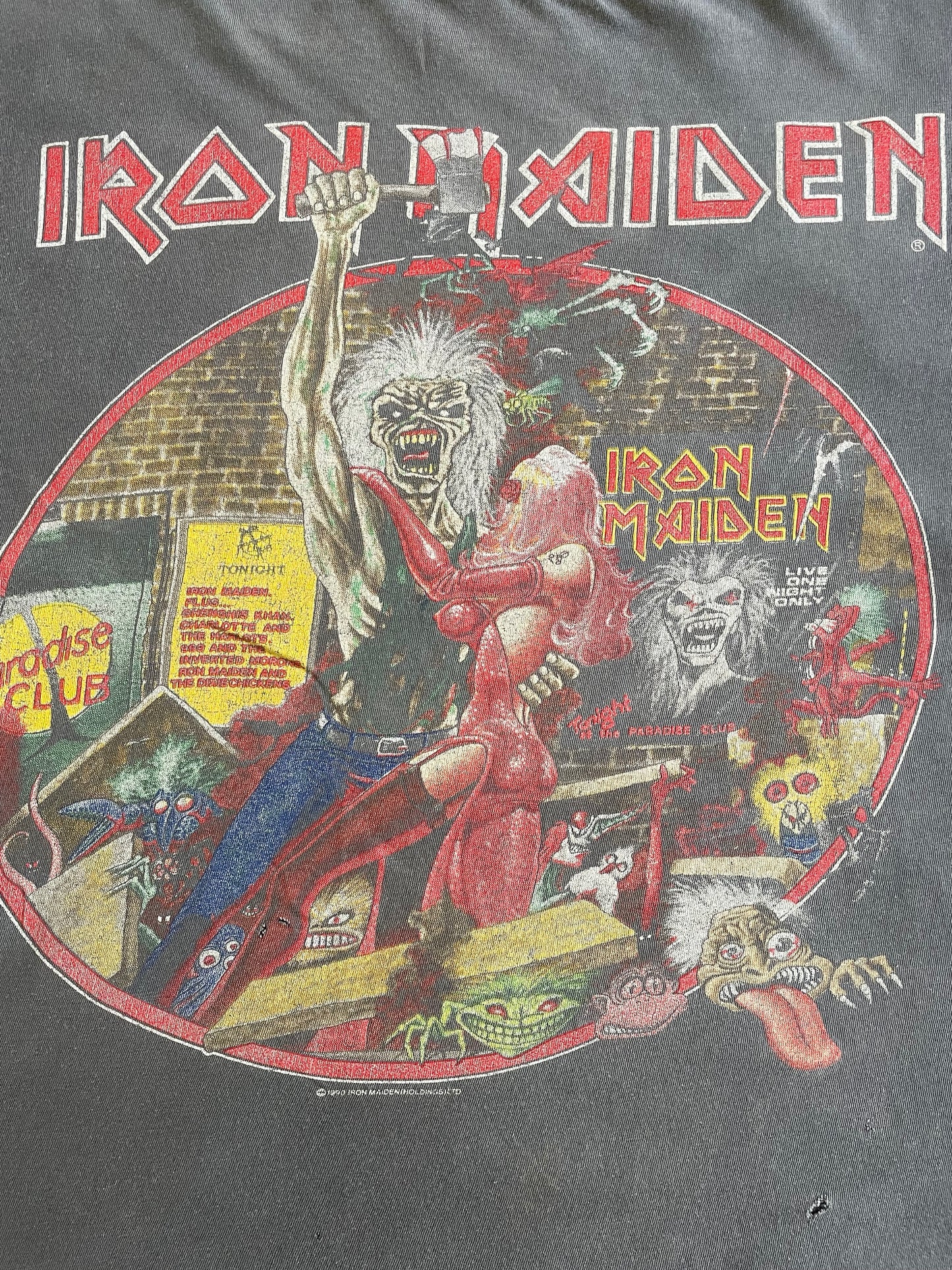 Iron Maiden - Bring Your Daughter... / Roskilde Festival 1991 - Original Vintage T-shirt