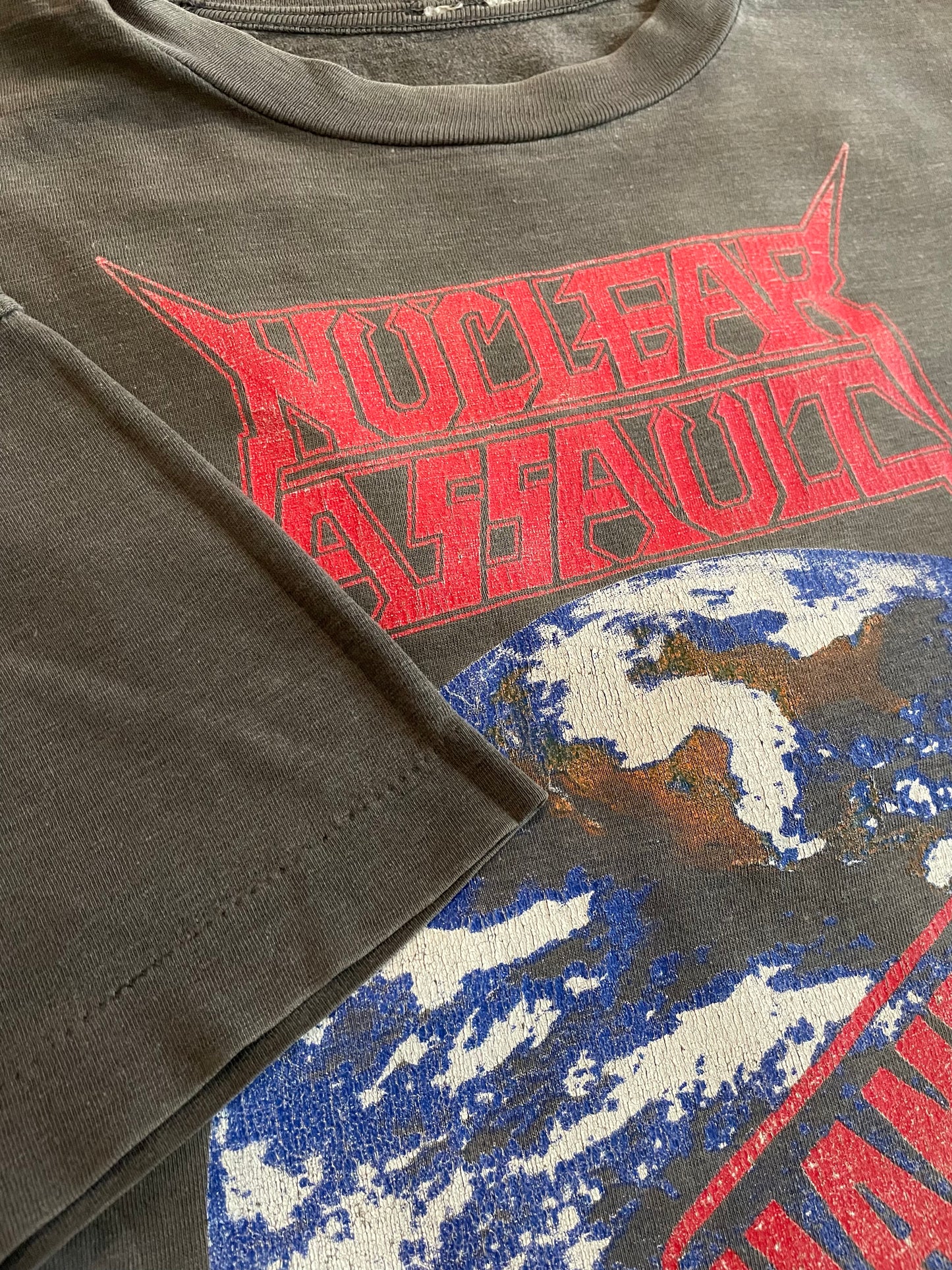 Nuclear Assault - Handle With Care - European Tour 1989 - Original Vintage t-shirt