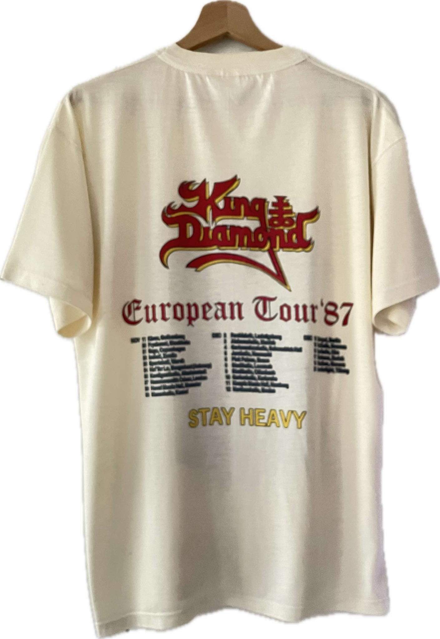 King Diamond - Abigail / European Tour 1987 - Original Vintage t-shirt