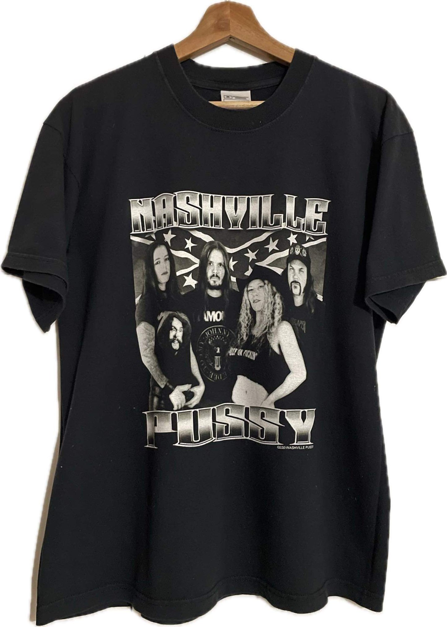 Nashville Pussy - 2001 European Tour - Original Vintage t-shirt