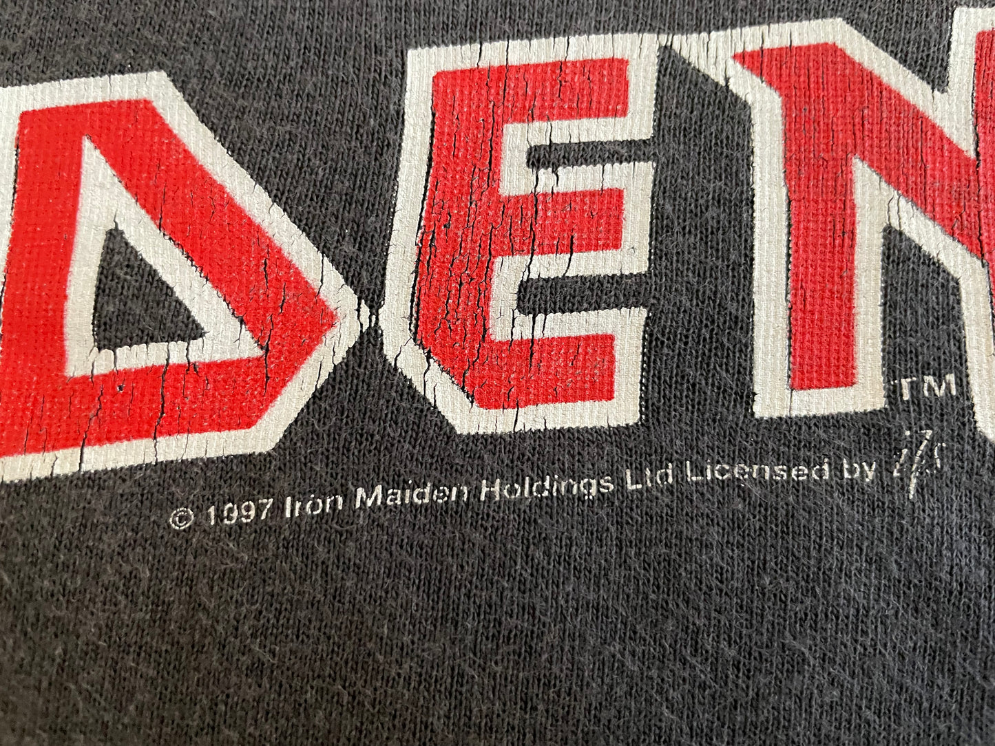 Iron Maiden - Original Vintage 1997 t-shirt
