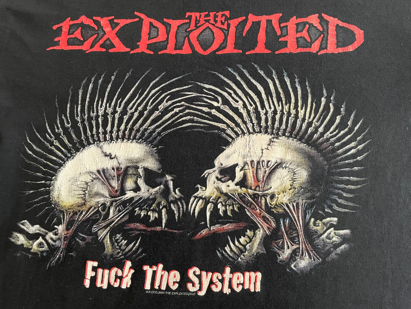 The Exploited - Fuck The System - Original Vintage 2003 t-shirt