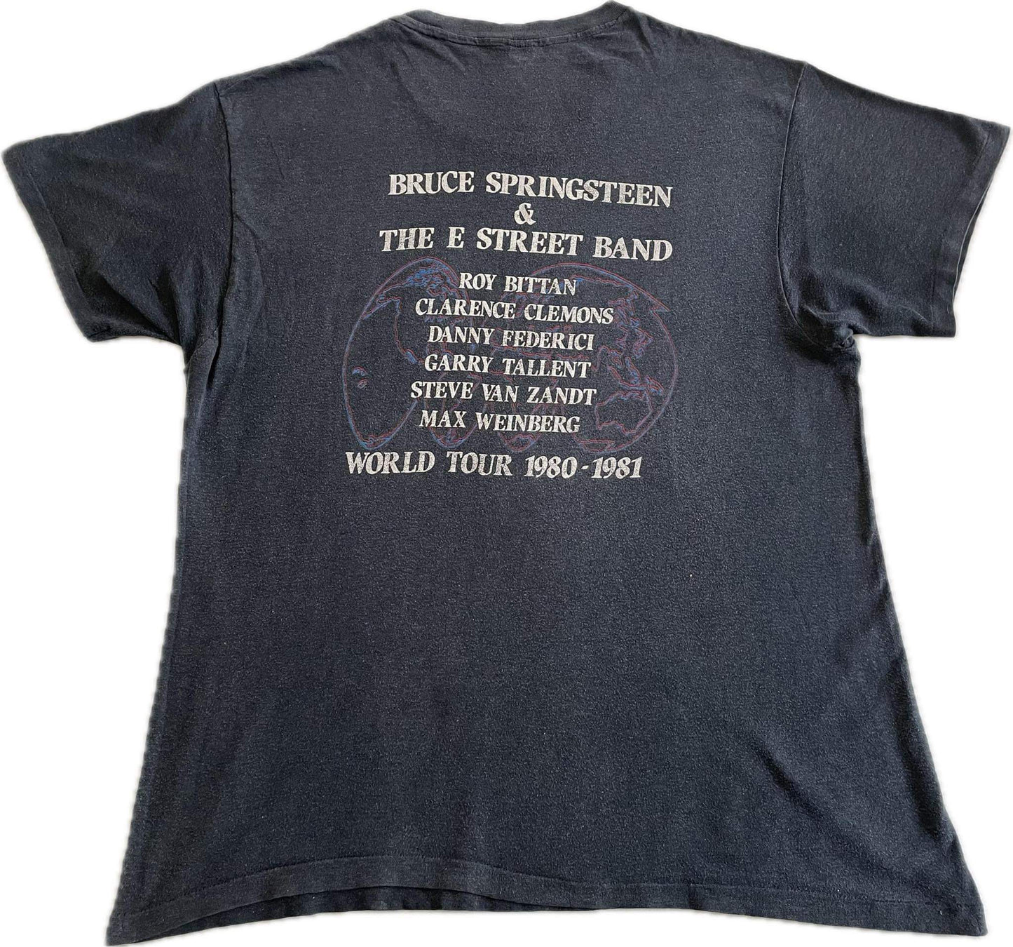 Bruce Springsteen & The E Street Band - World Tour 1980-1981 - Original Vintage t-shirt