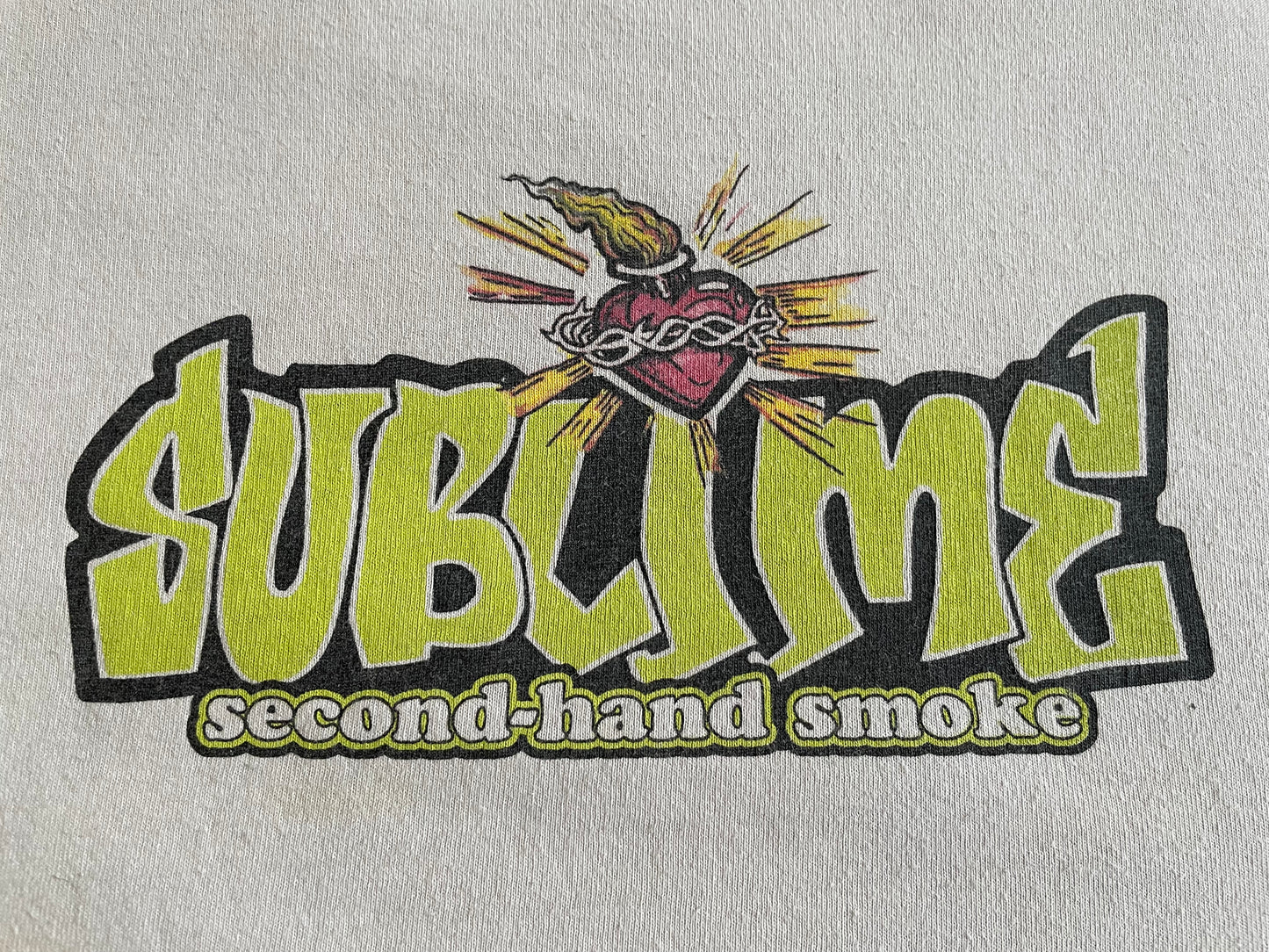 Sublime - Second Hand Smoke - Original Vintage 1997 t-shirt