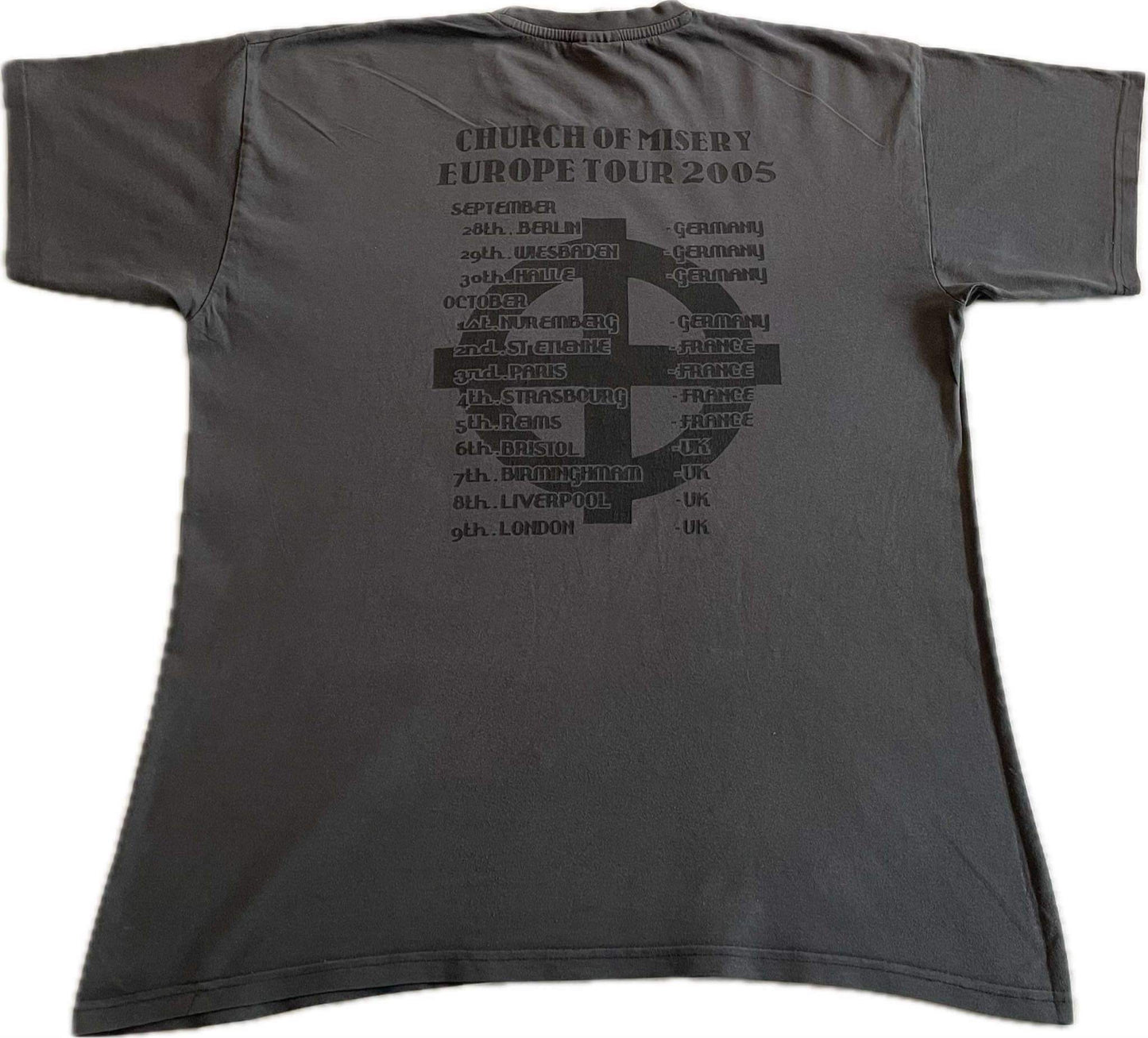 Church Of Misery - Zodiac / European Tour ‘05 Original T-shirt