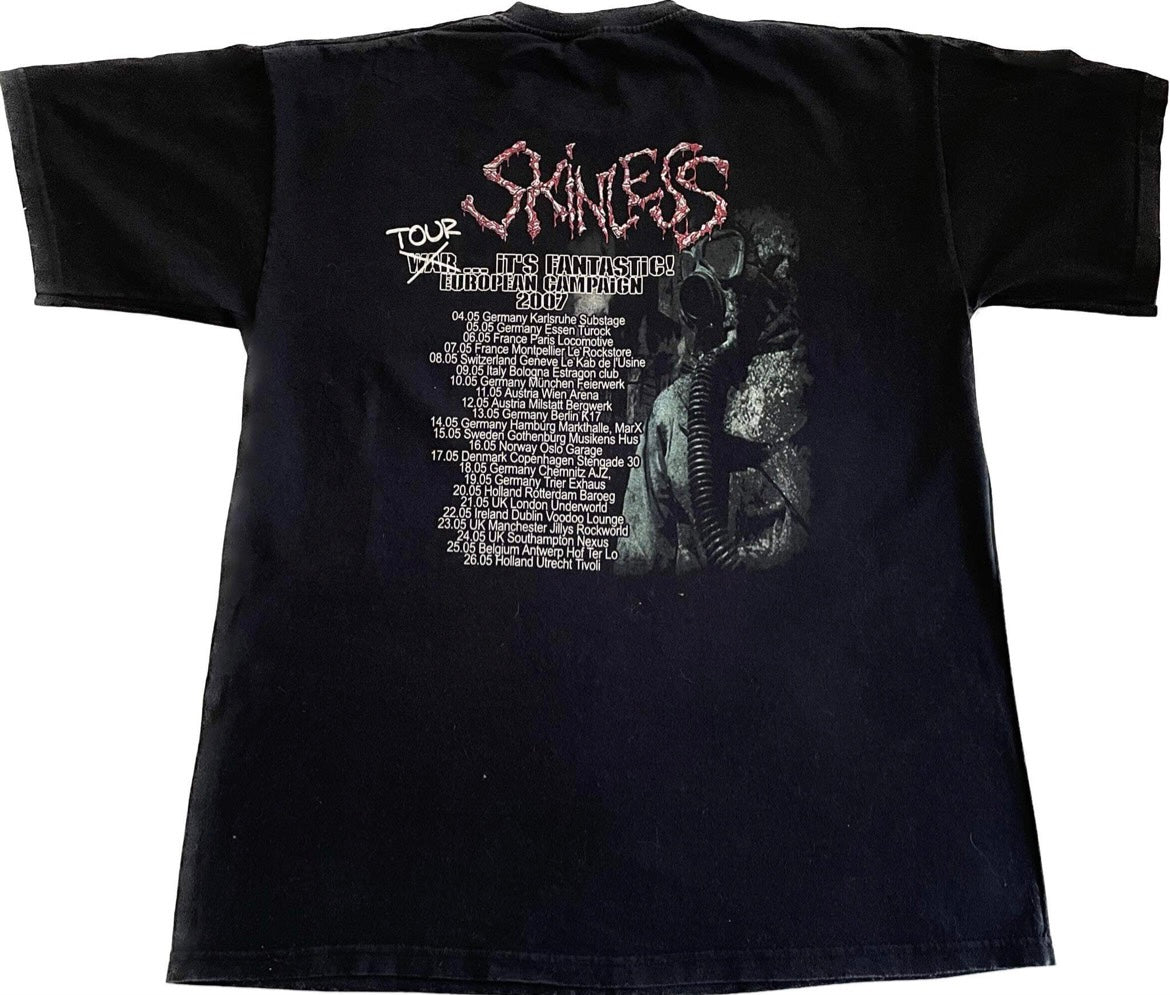 Skinless - Tour… It’s Fantastic / European Campaign 2007 - Original t-shirt