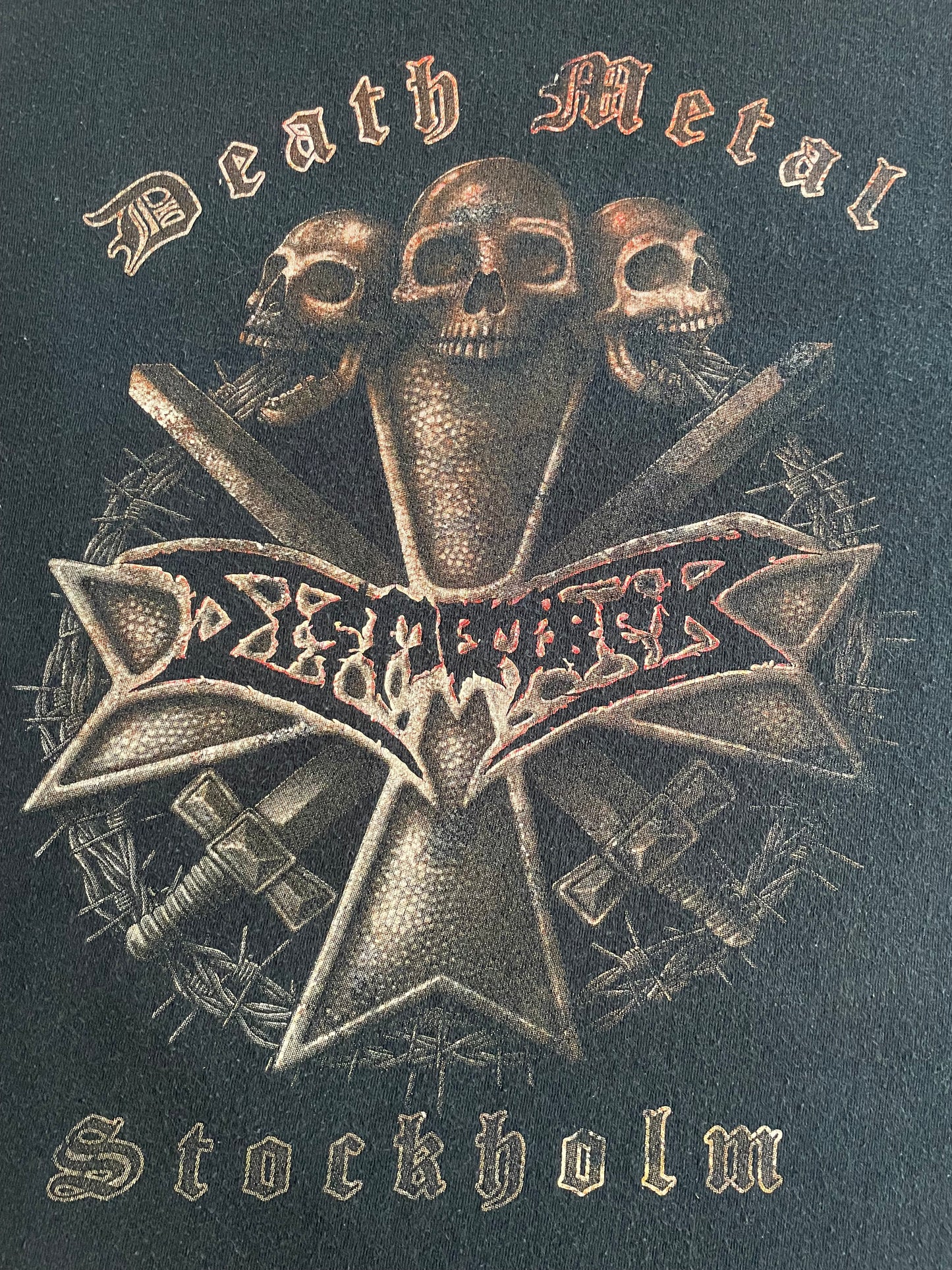 Dismember - Europa Burns - 14th Of March 2008 - Original t-shirt
